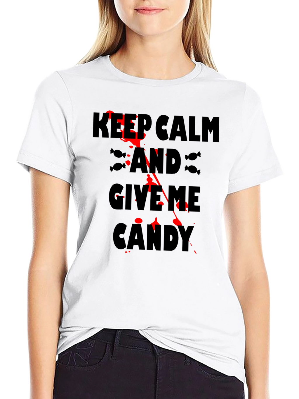 Keep Calm & Give Me Candy Halloween T-Shirt
