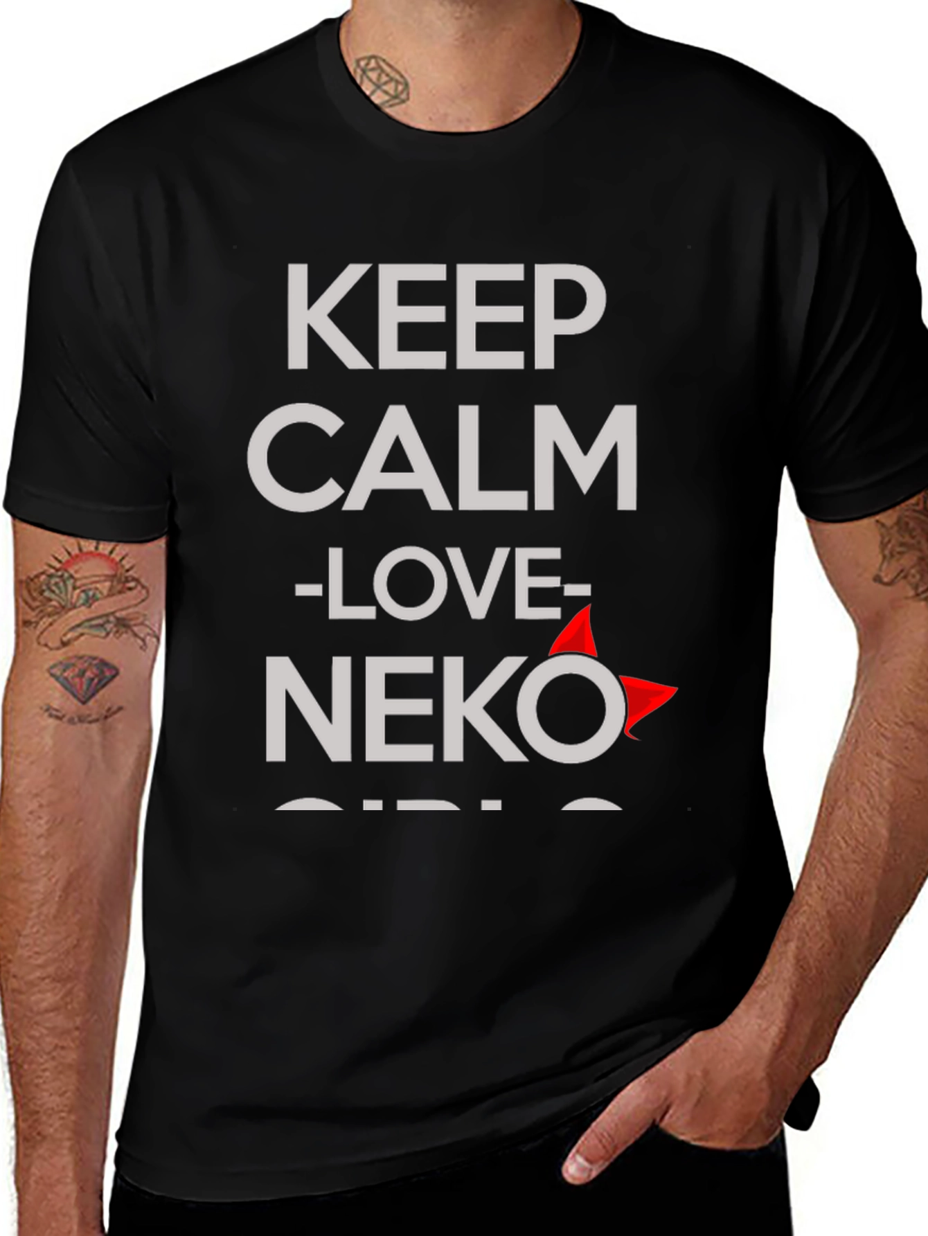 Keep Calm Love Neko T-Shirt