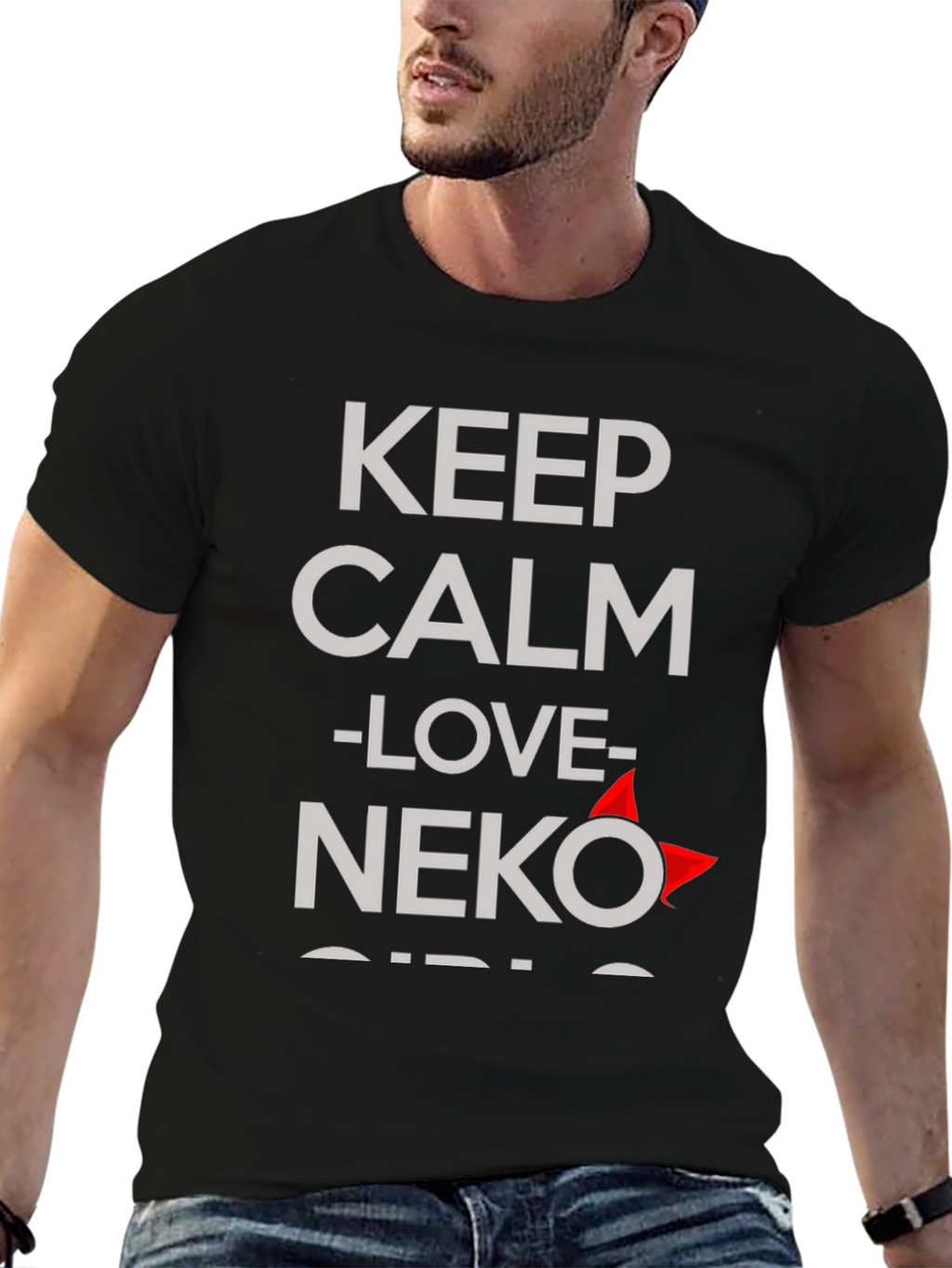 Keep Calm Love Neko T-Shirt