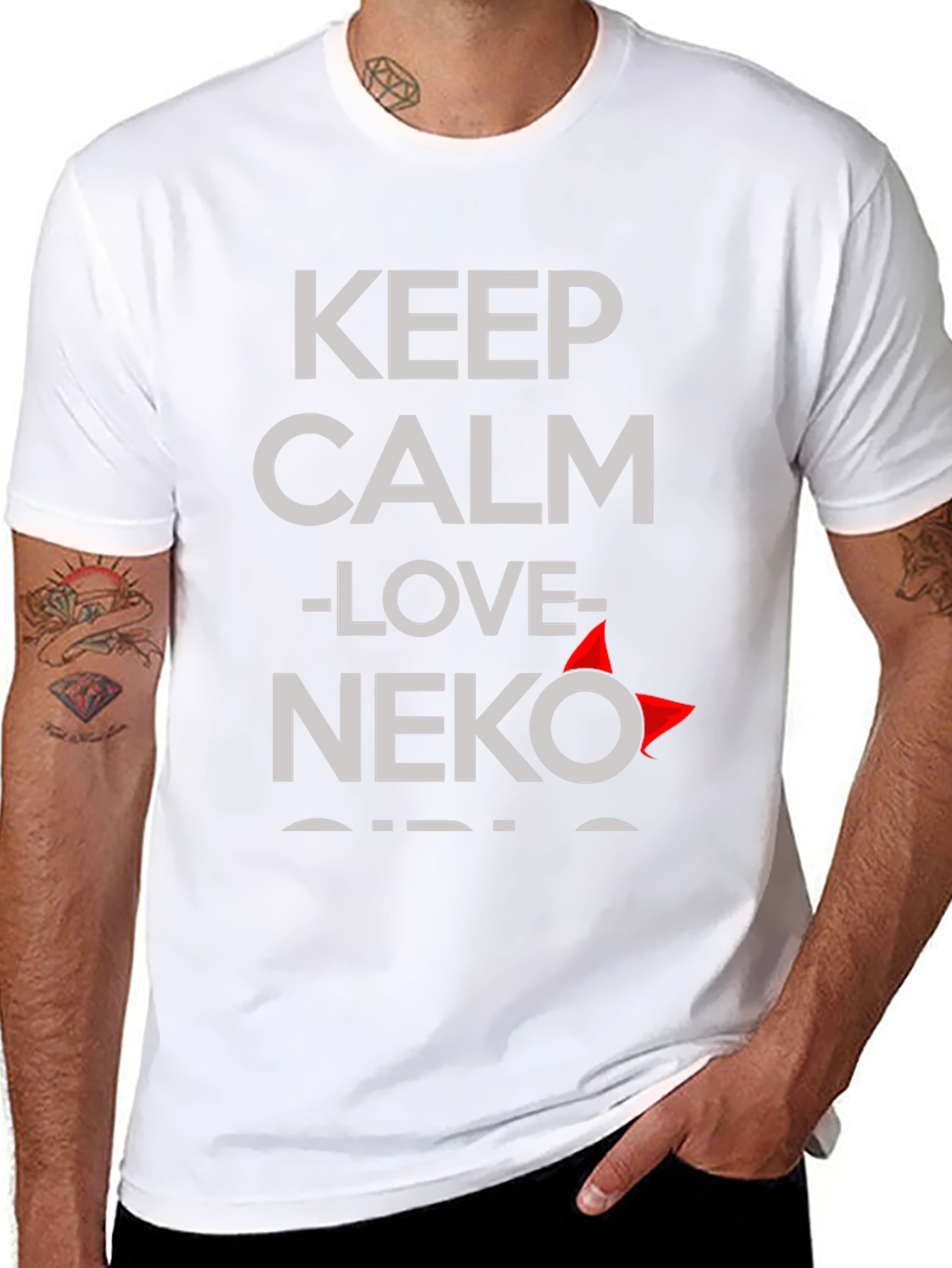 Keep Calm Love Neko T-Shirt