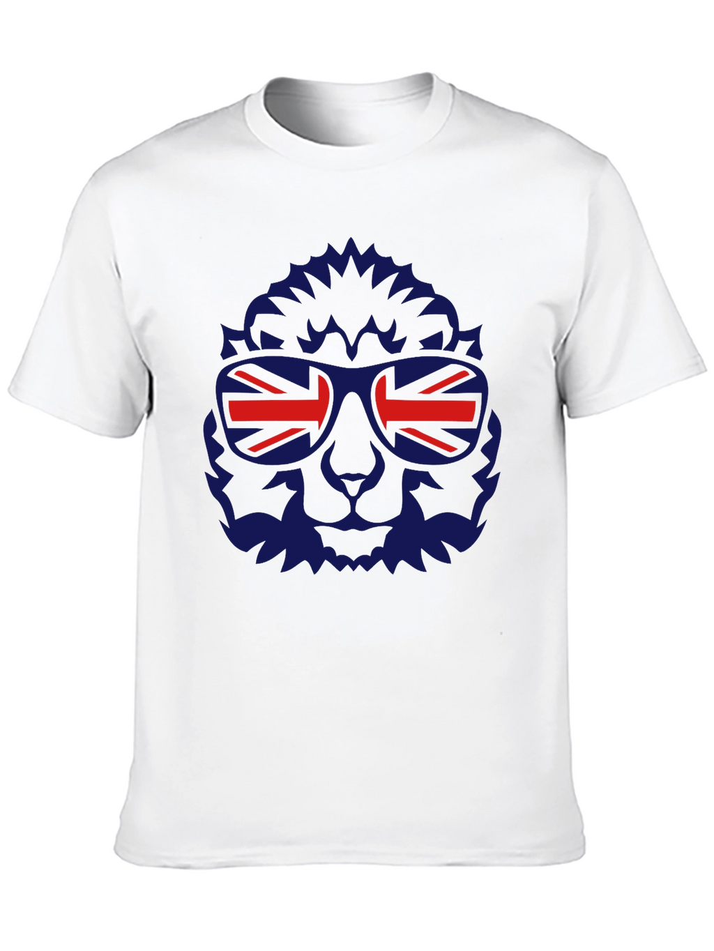 Lion UK Flag Sunglasses Graphic T-Shirt