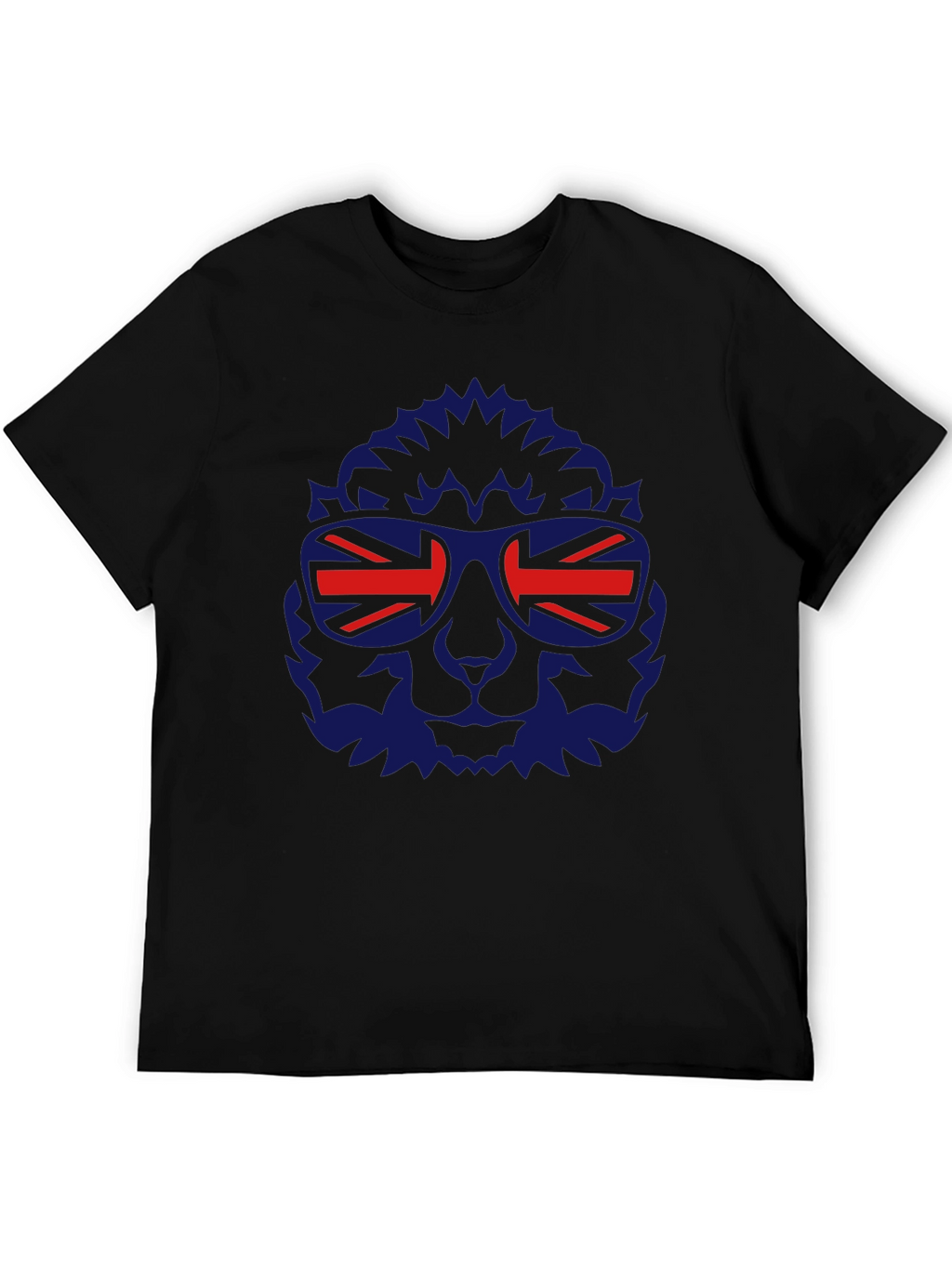 Lion UK Flag Sunglasses Graphic T-Shirt