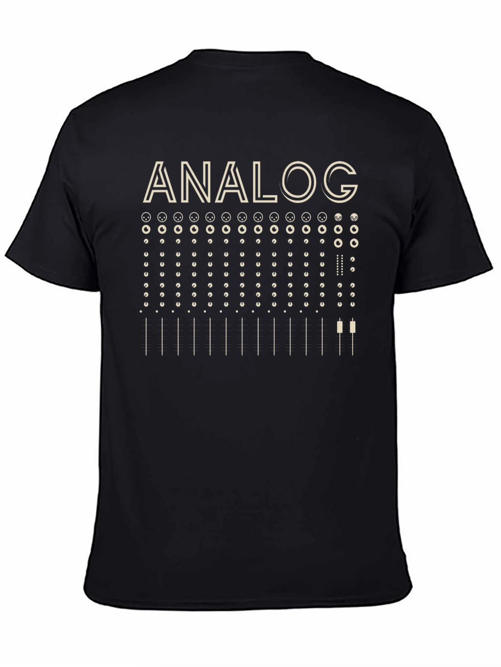 Analog Synthesizer Graphic Tee - Musicians Delight