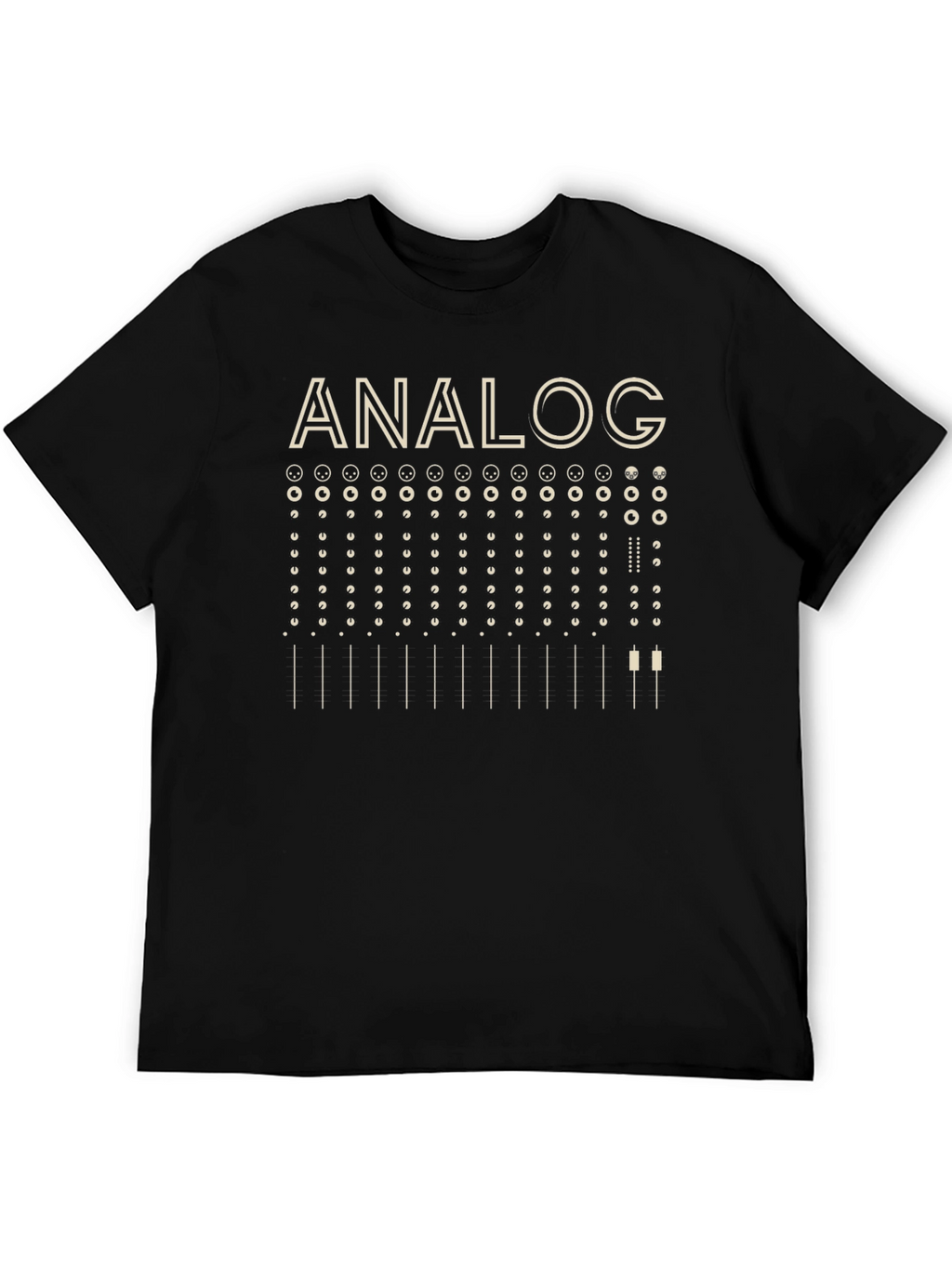 Analog Synthesizer Graphic Tee - Musicians Delight