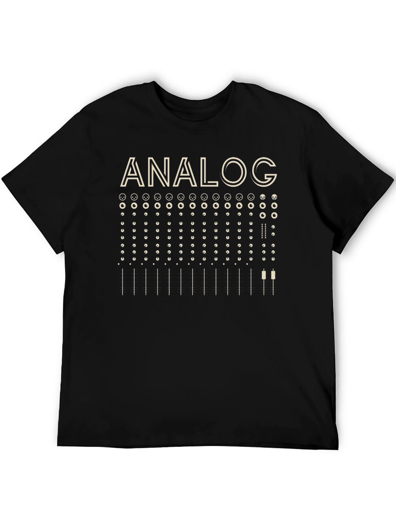 Analog Synthesizer Graphic Tee - Musicians Delight