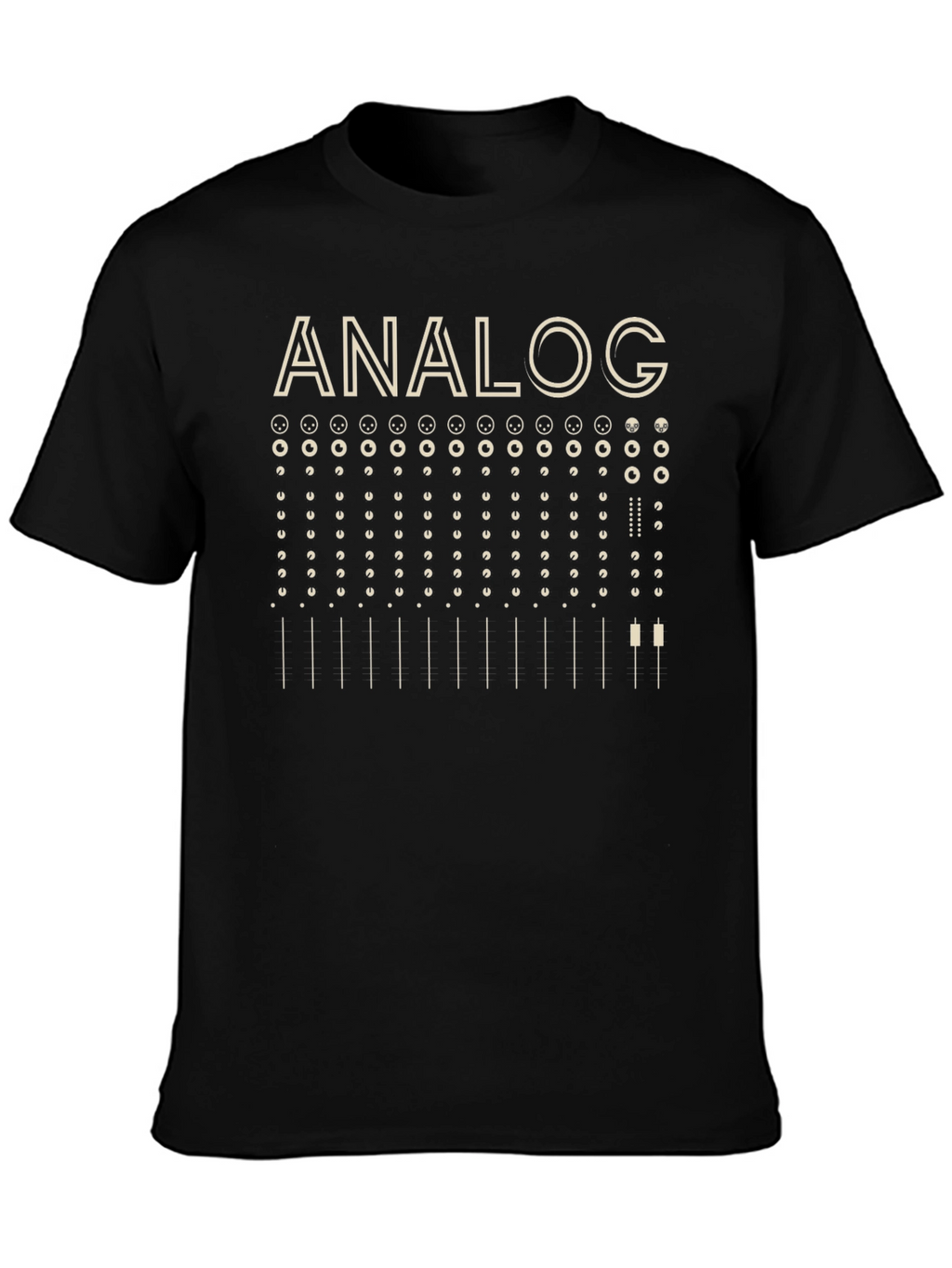 Analog Synthesizer Graphic Tee - Musicians Delight