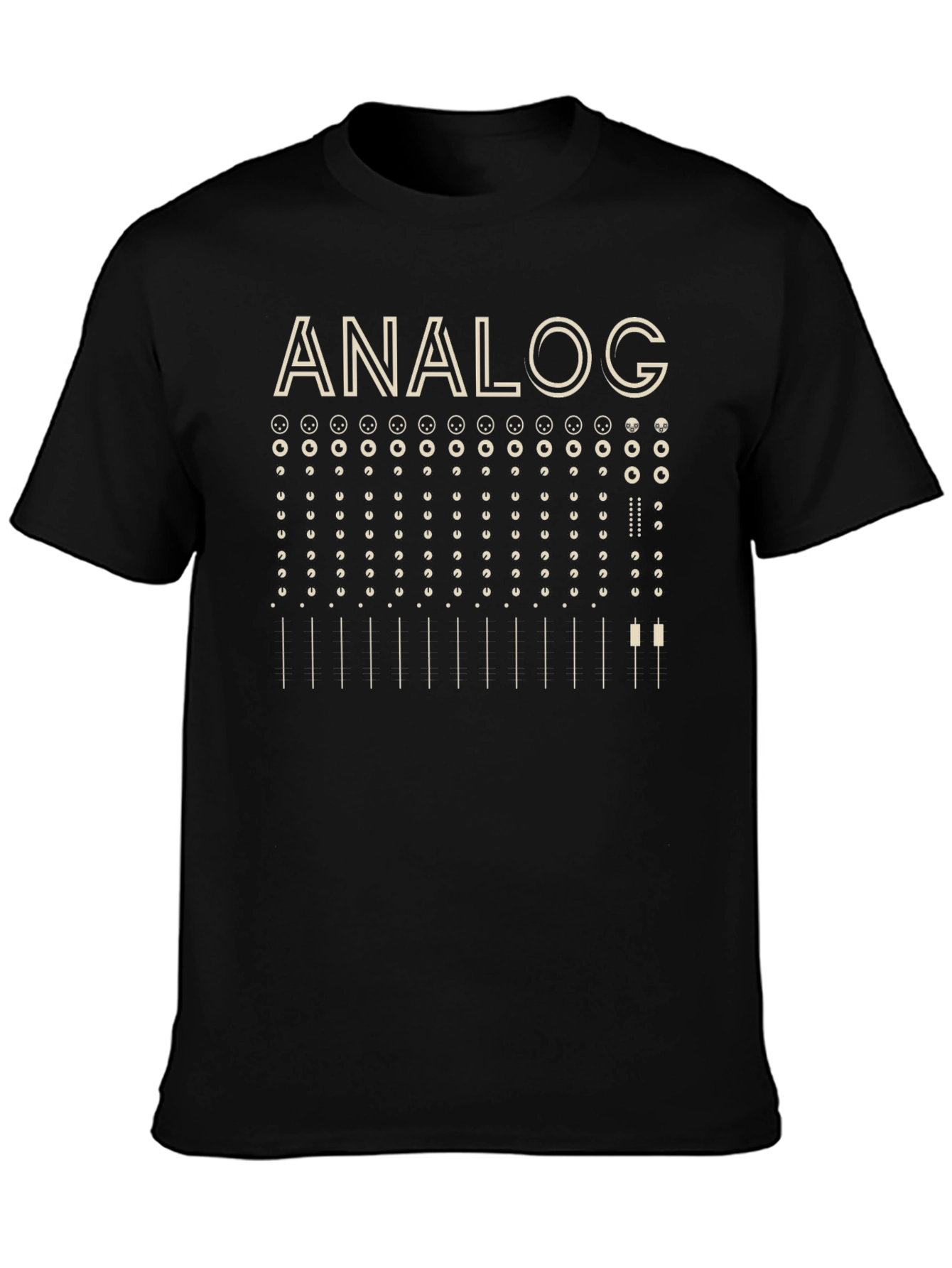 Analog Synthesizer Graphic Tee - Musicians Delight