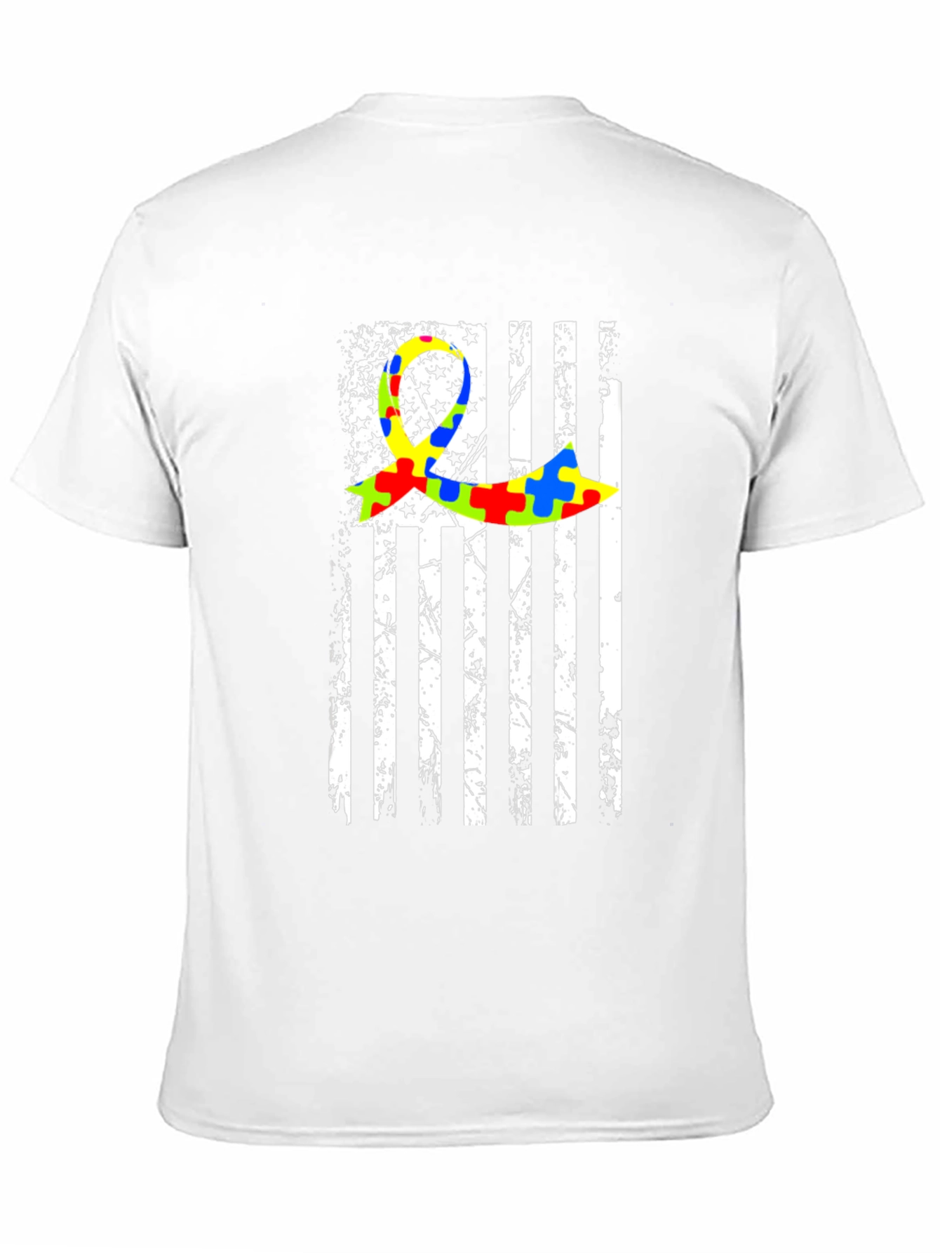 Autism Awareness Flag Graphic T-Shirt