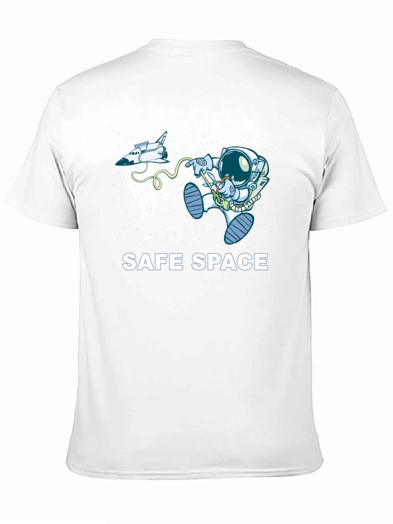 Safe Space Astronaut T-Shirt - Funny Outer Space Tee