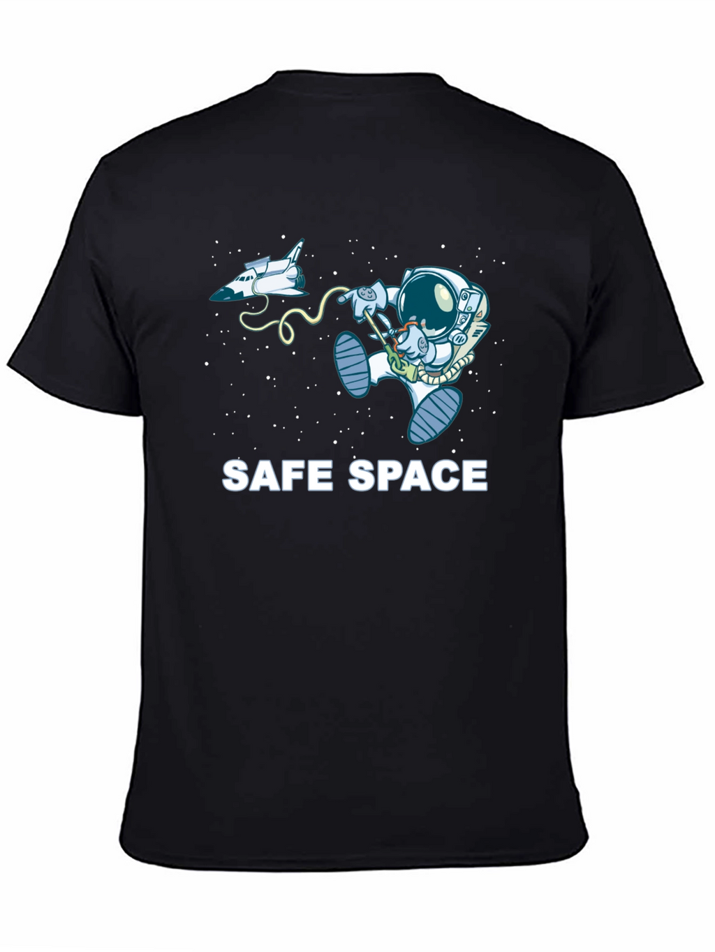 Safe Space Astronaut T-Shirt - Funny Outer Space Tee