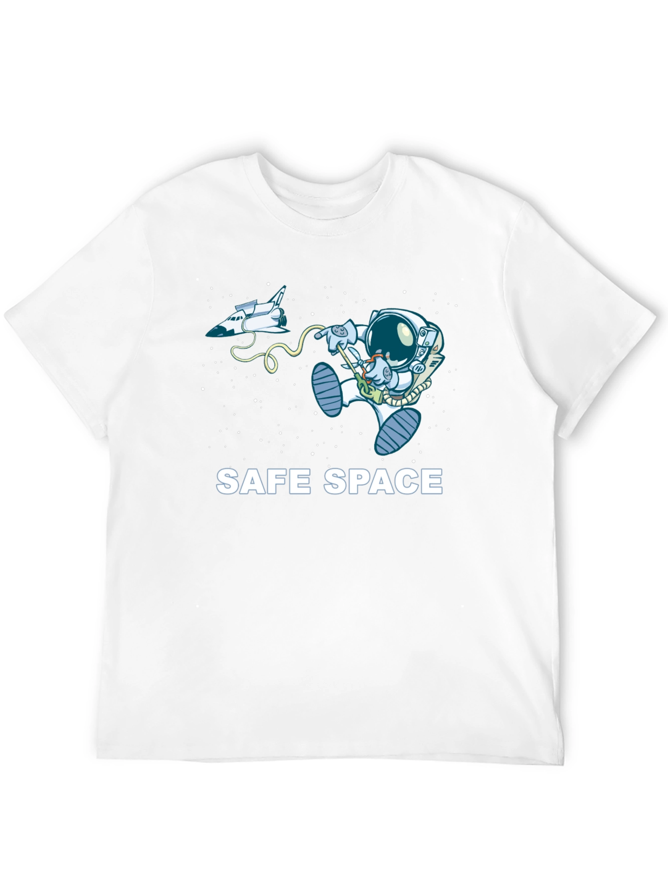 Safe Space Astronaut T-Shirt - Funny Outer Space Tee