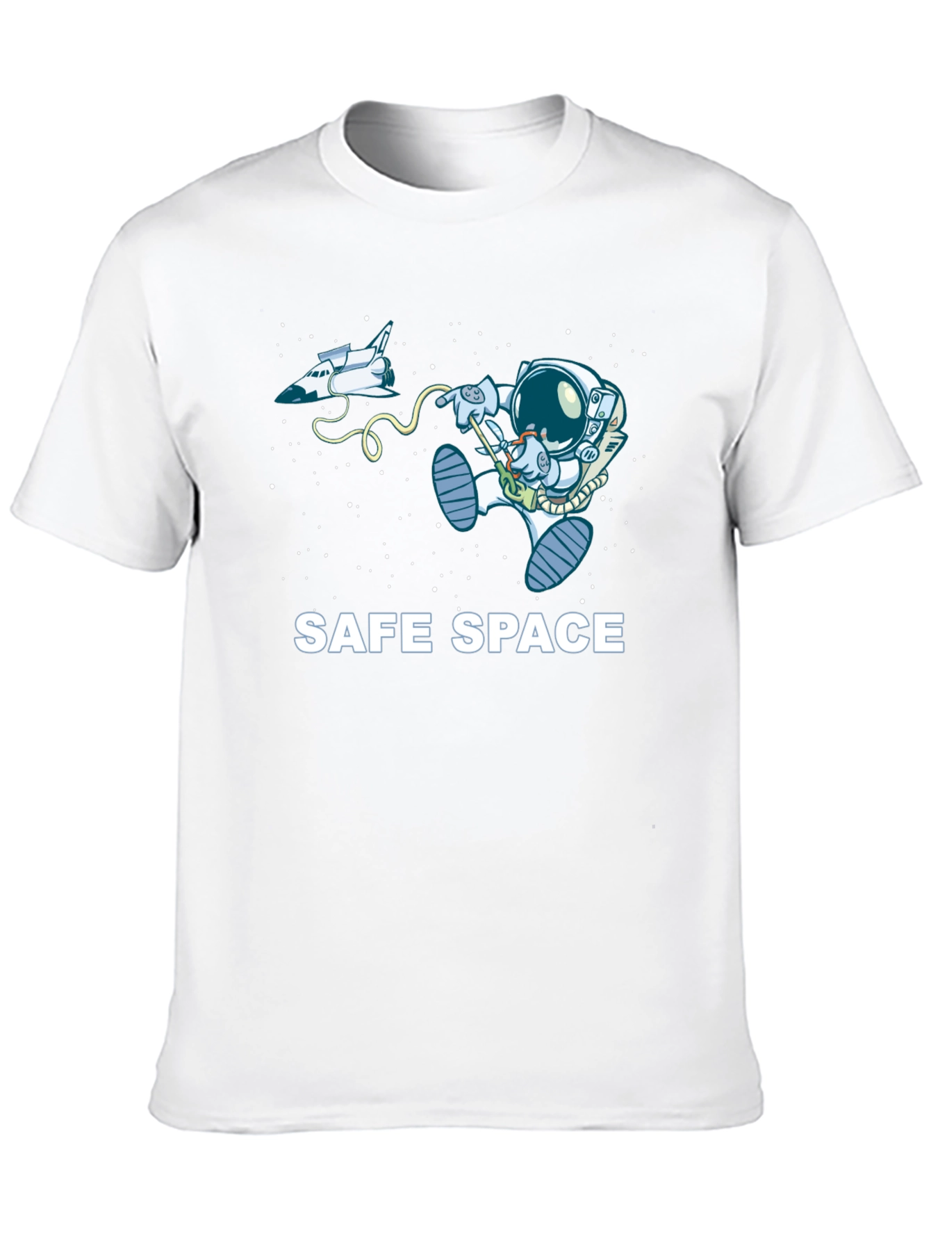 Safe Space Astronaut T-Shirt - Funny Outer Space Tee