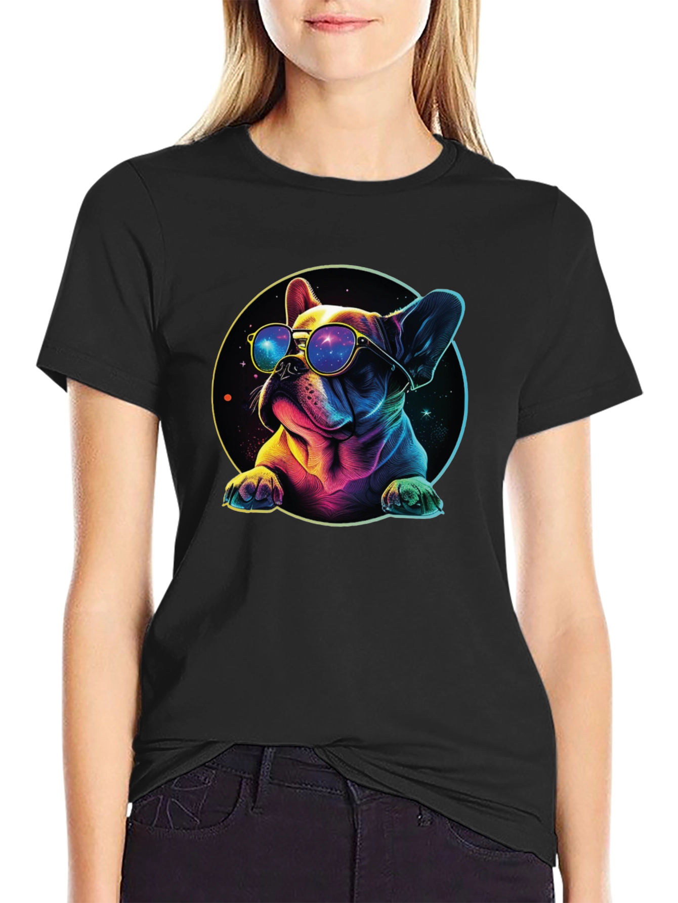 Cool Dog Graphic T-Shirt