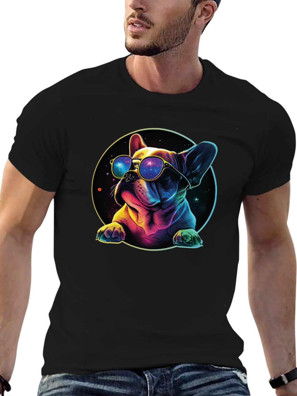 Cool Dog Graphic T-Shirt