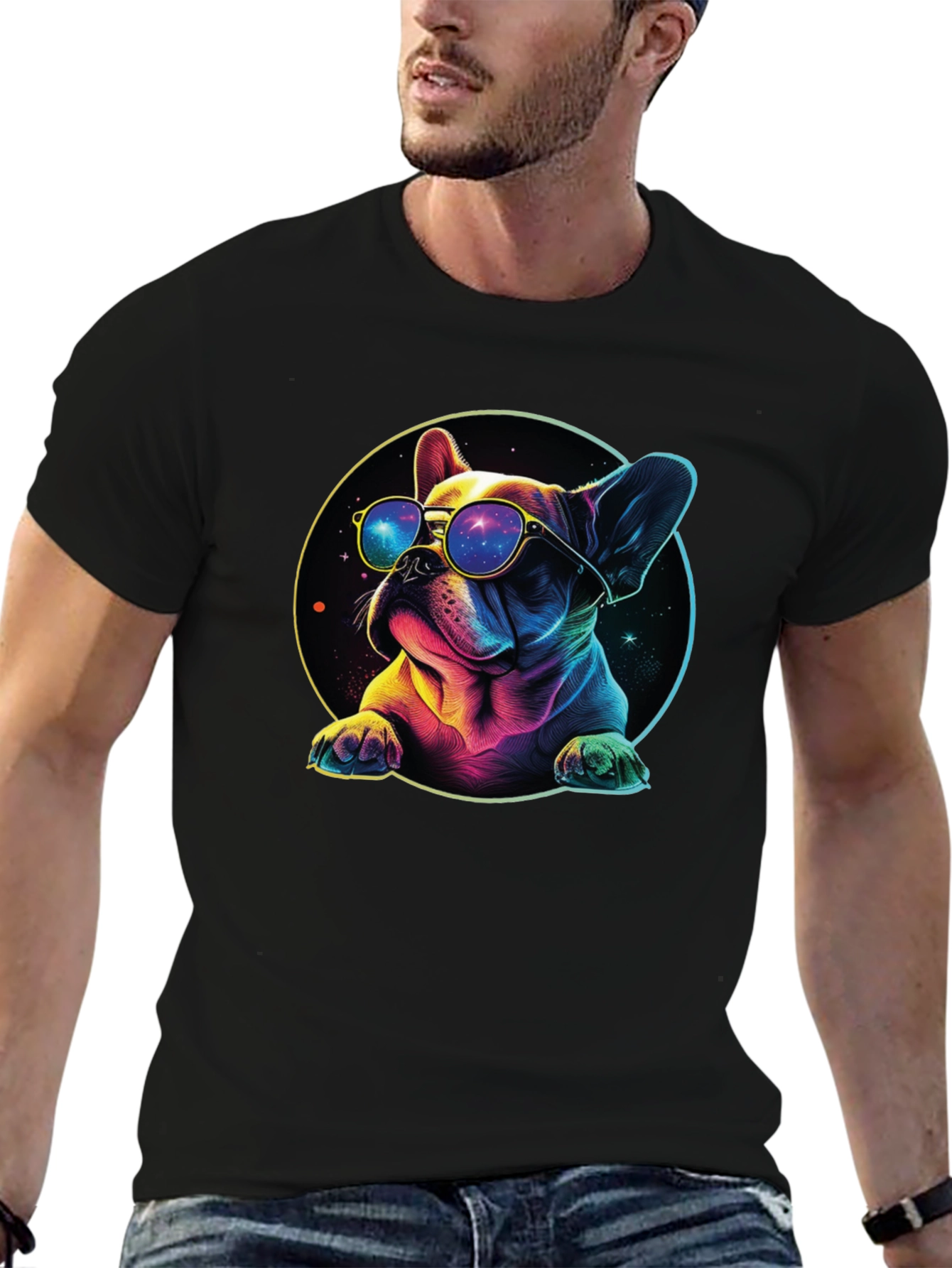 Cool Dog Graphic T-Shirt