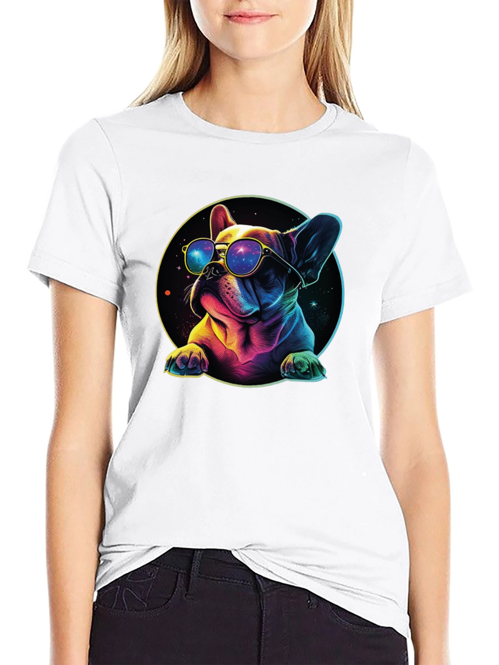 Cool Dog Graphic T-Shirt