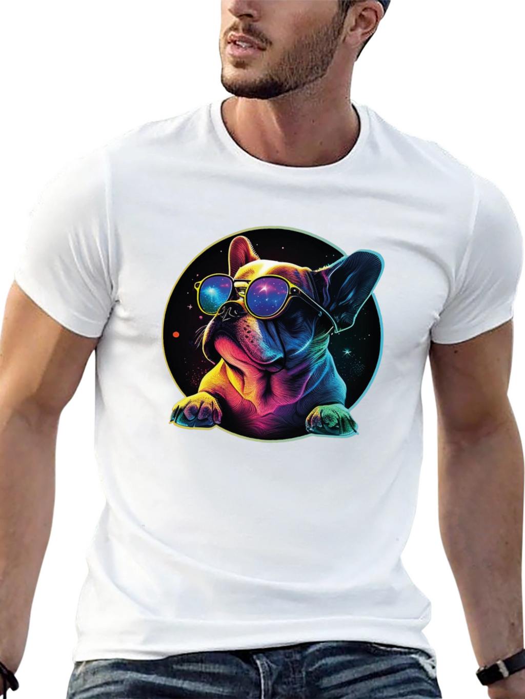 Cool Dog Graphic T-Shirt