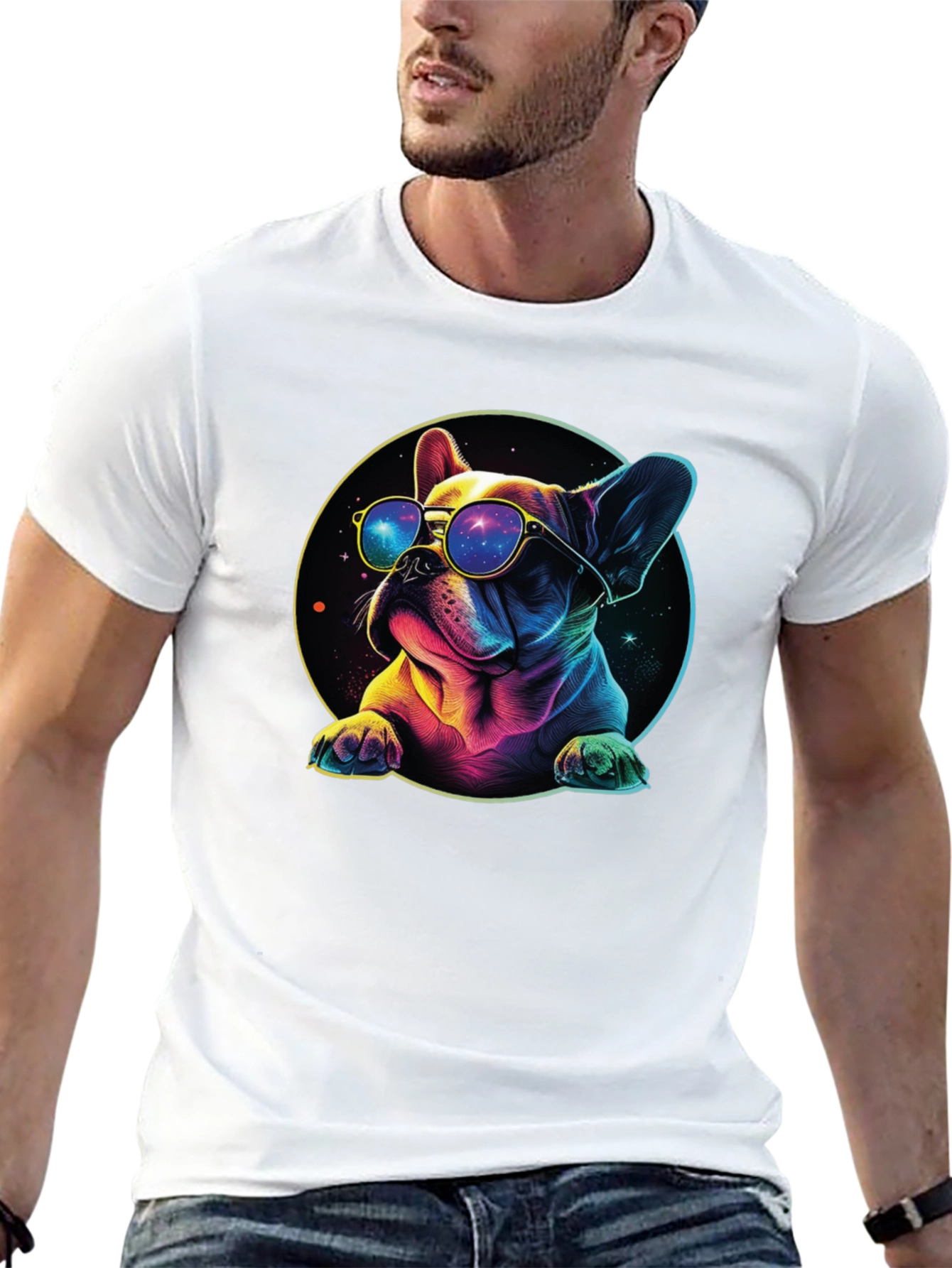 Cool Dog Graphic T-Shirt