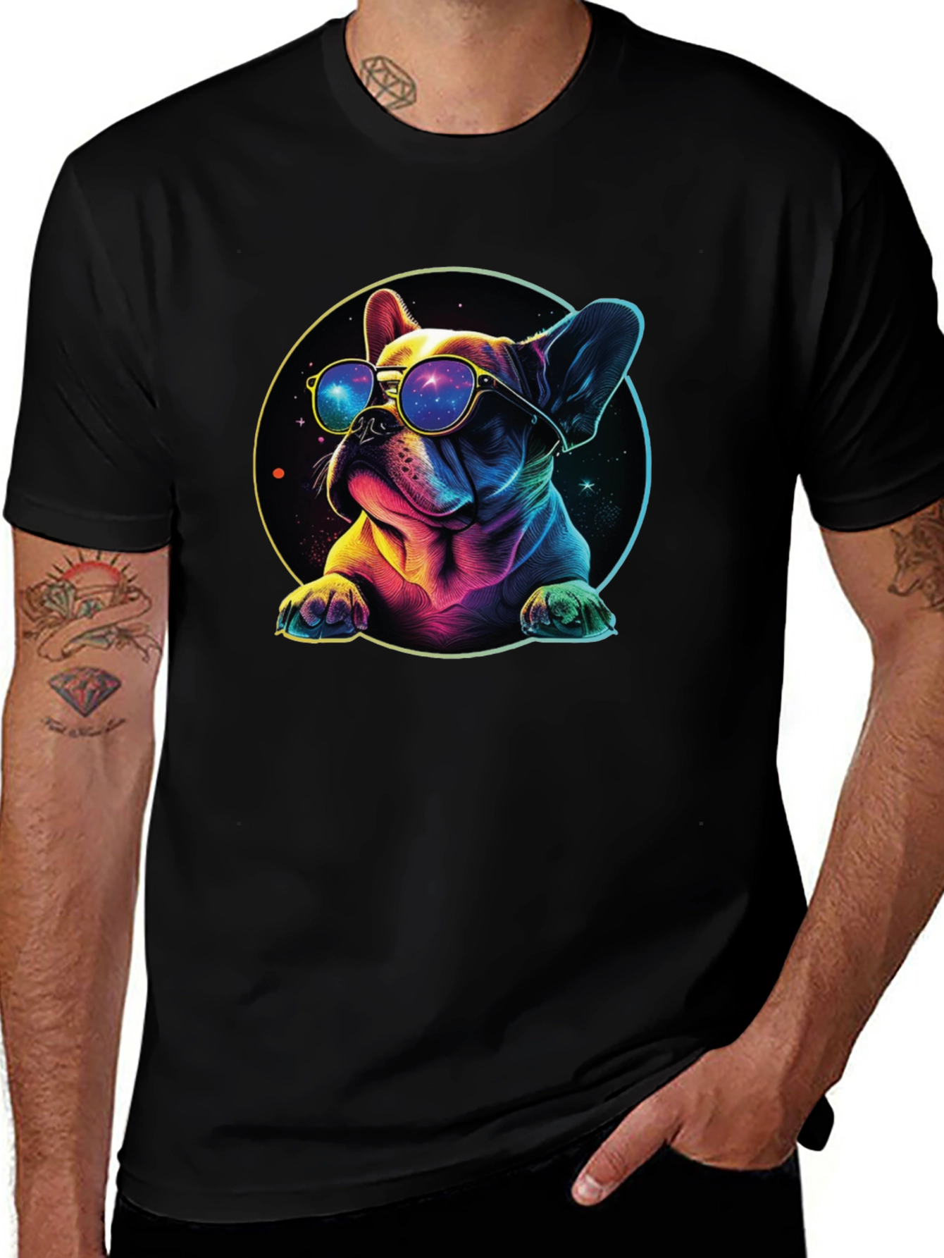 Cool Dog Graphic T-Shirt