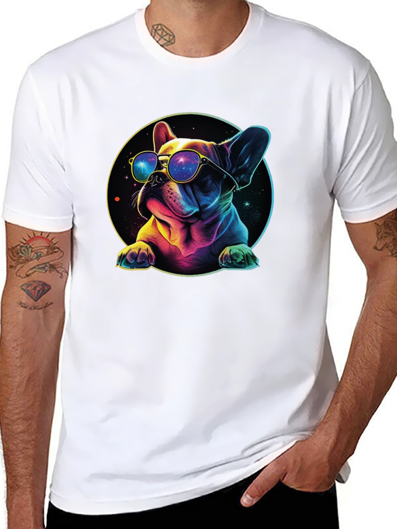 Cool Dog Graphic T-Shirt