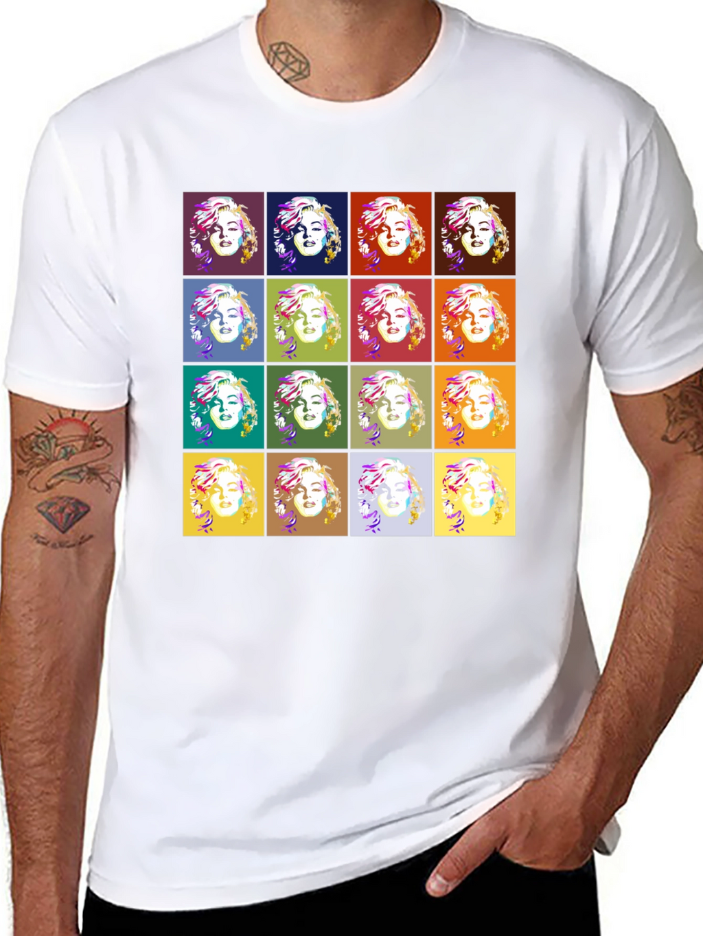 Pop Art Marilyn Monroe T-Shirt - Classic Style
