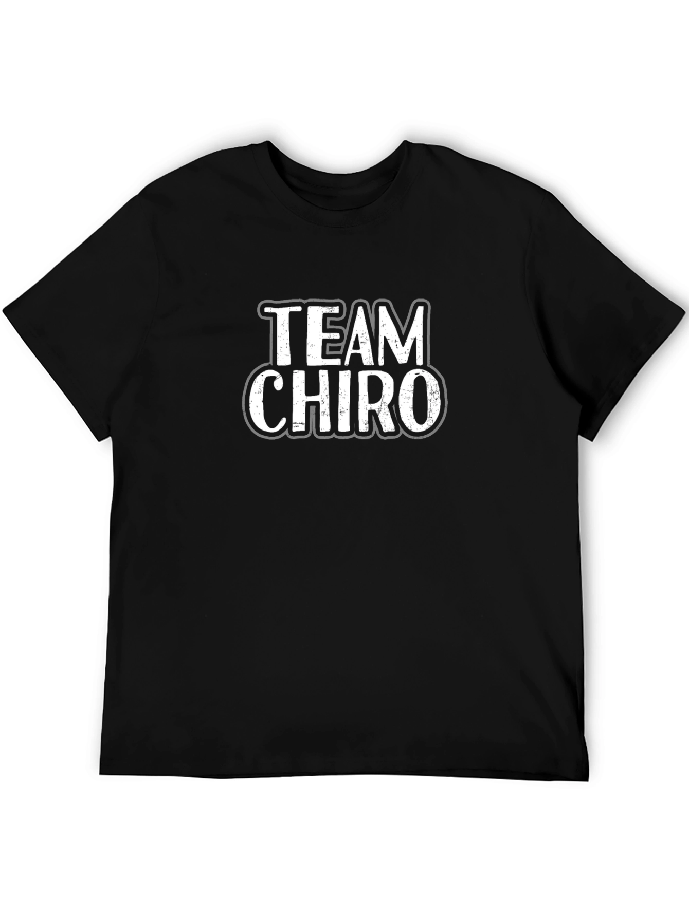 Team Chiro Black Graphic T-Shirt