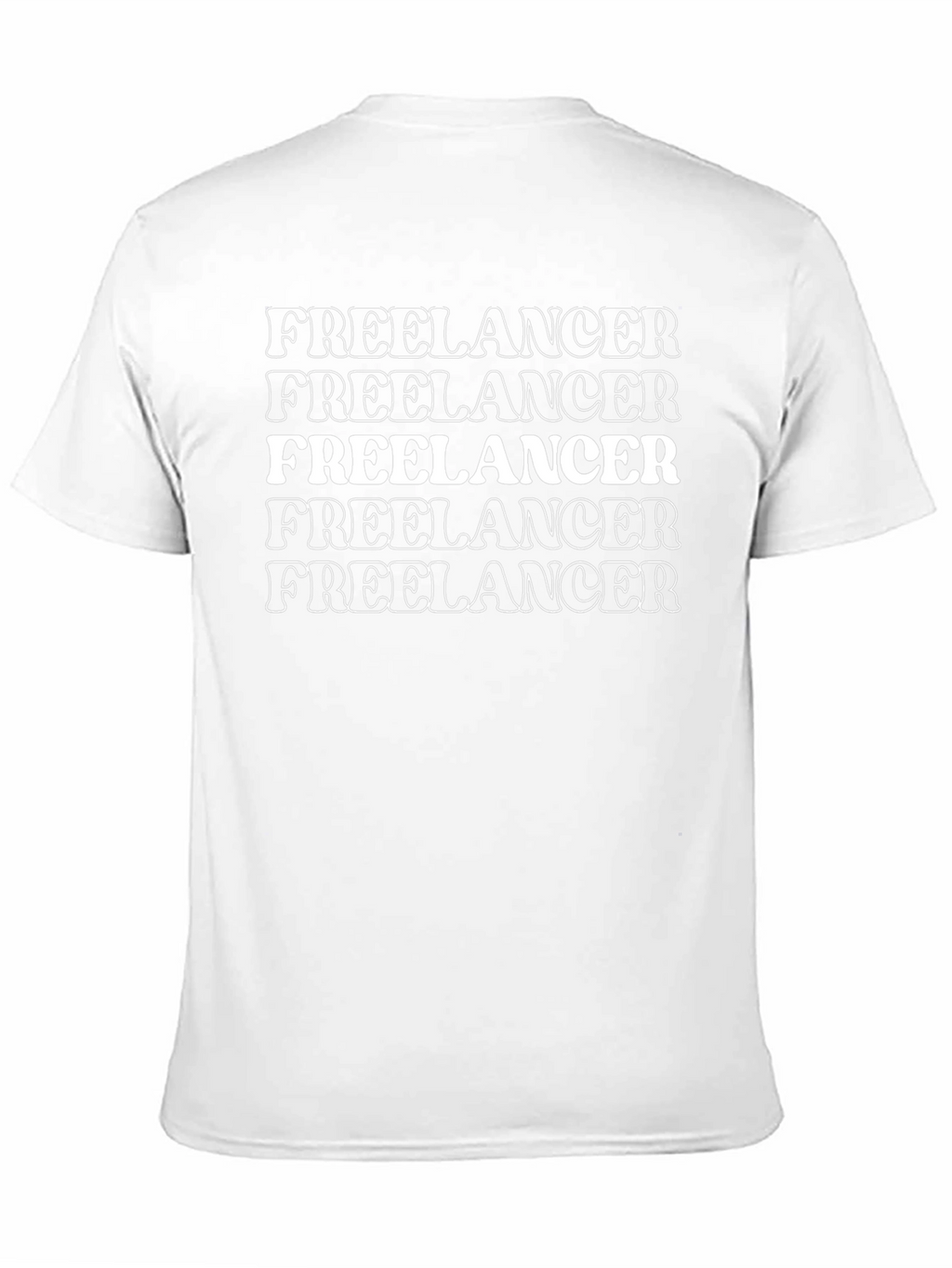 Freelancer Graphic Tee - Black Casual T-Shirt