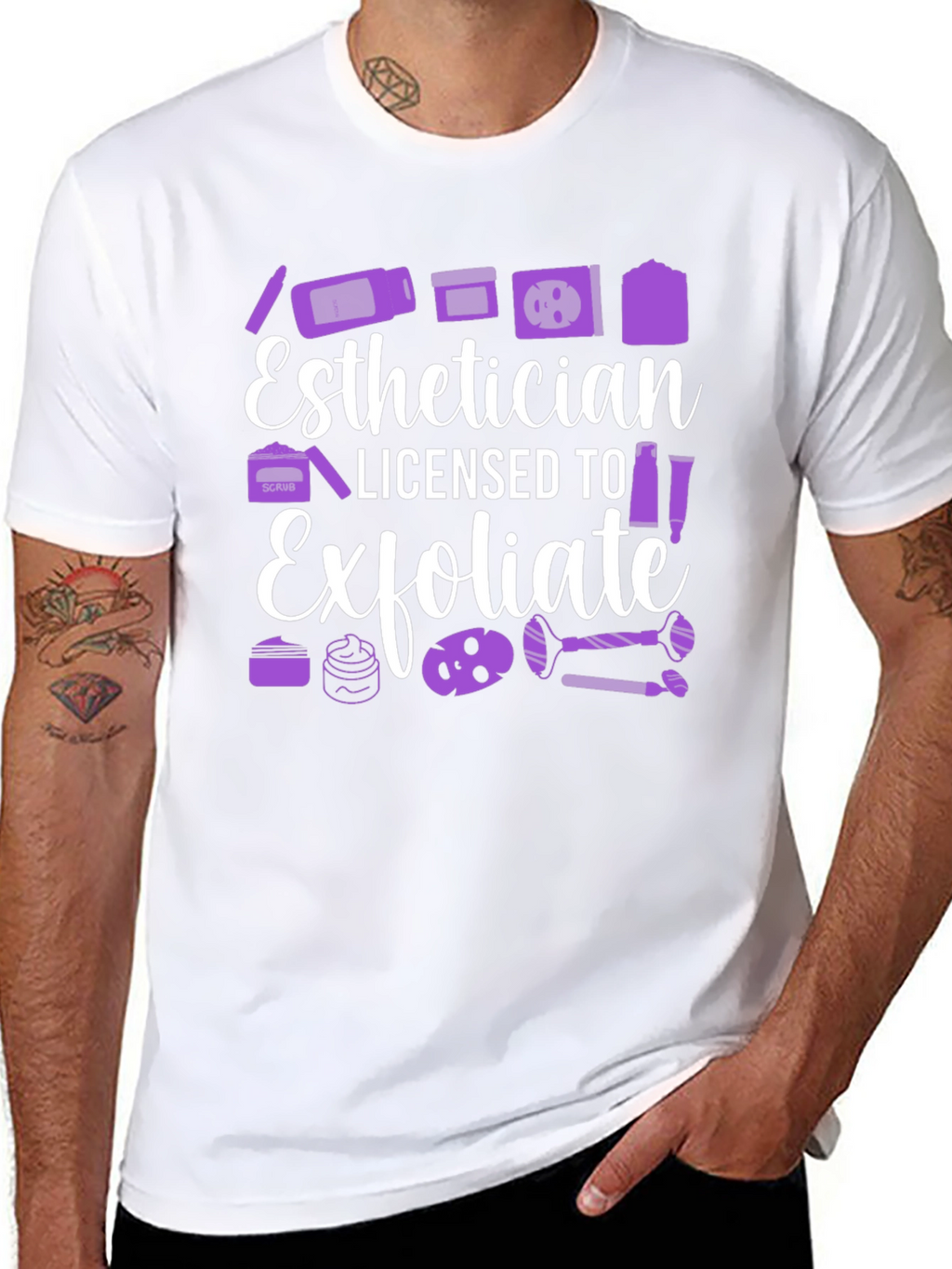 Esthetician Licensed To Exfoliate T-Shirt