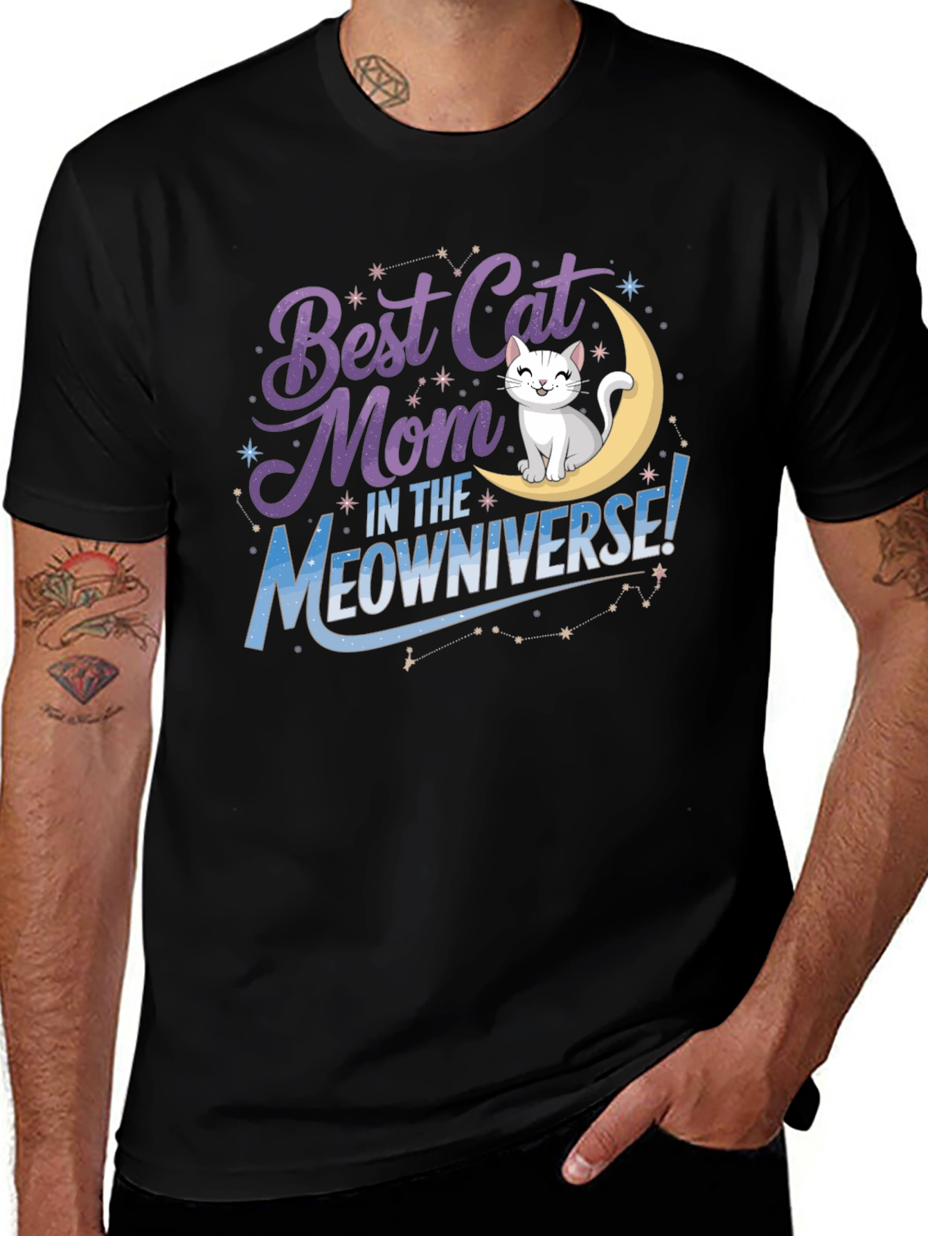 Best Cat Mom in the Meowniverse T-Shirt