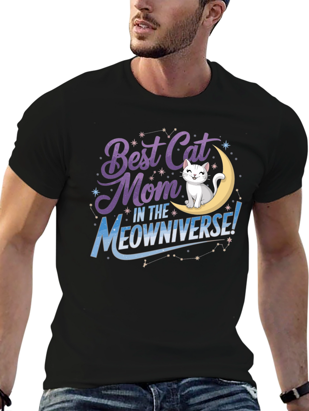 Best Cat Mom in the Meowniverse T-Shirt