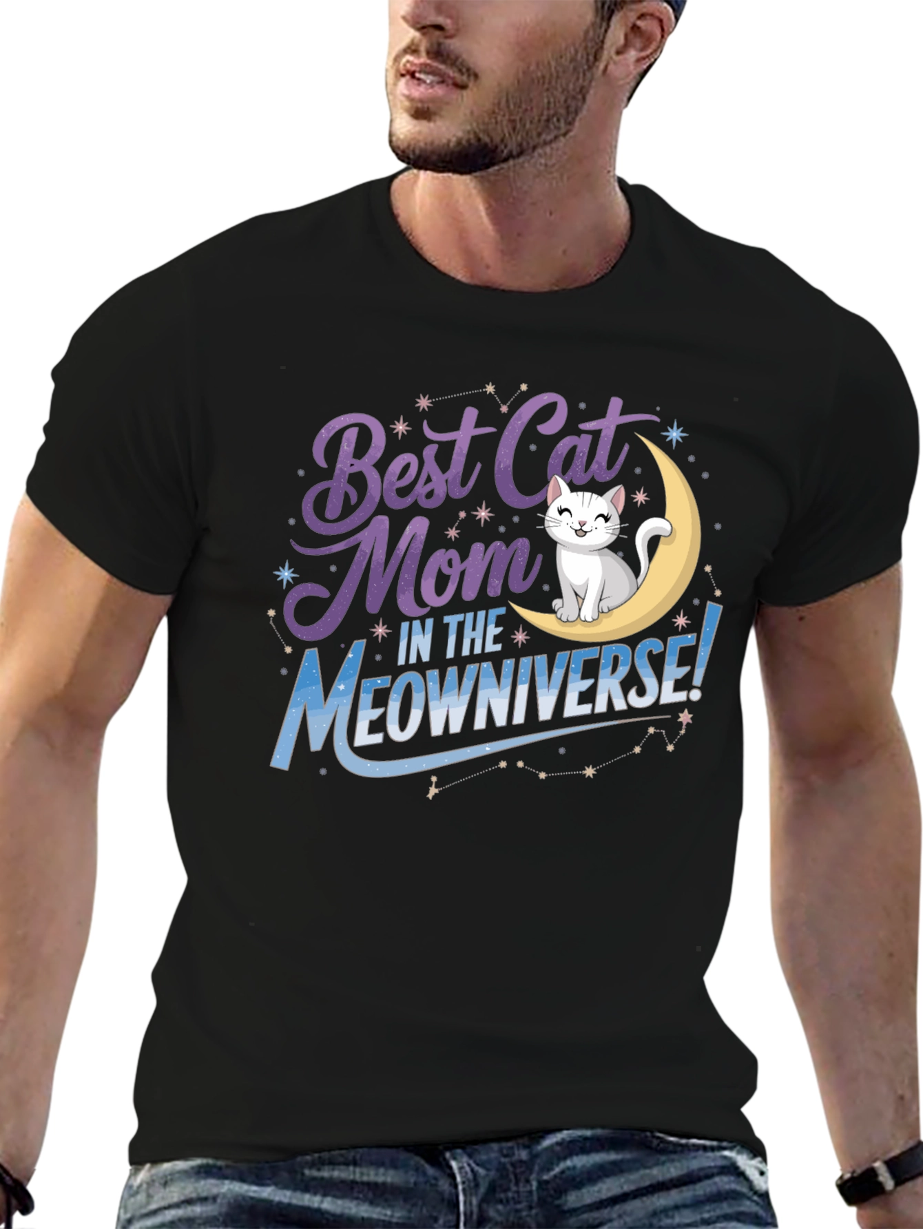 Best Cat Mom in the Meowniverse T-Shirt