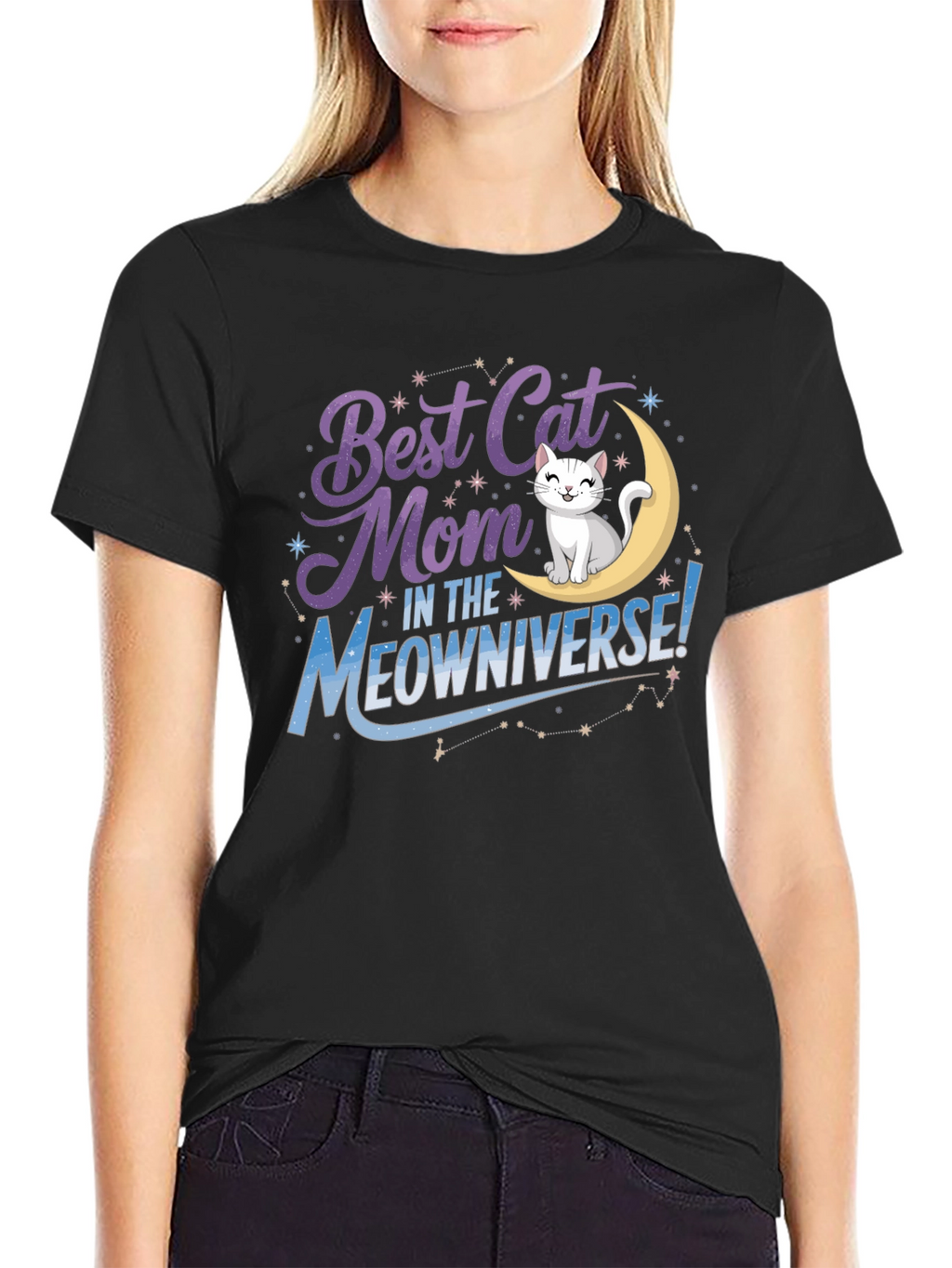 Best Cat Mom in the Meowniverse T-Shirt