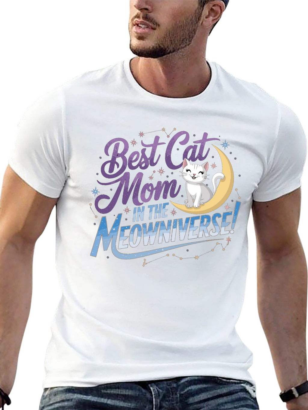 Best Cat Mom in the Meowniverse T-Shirt