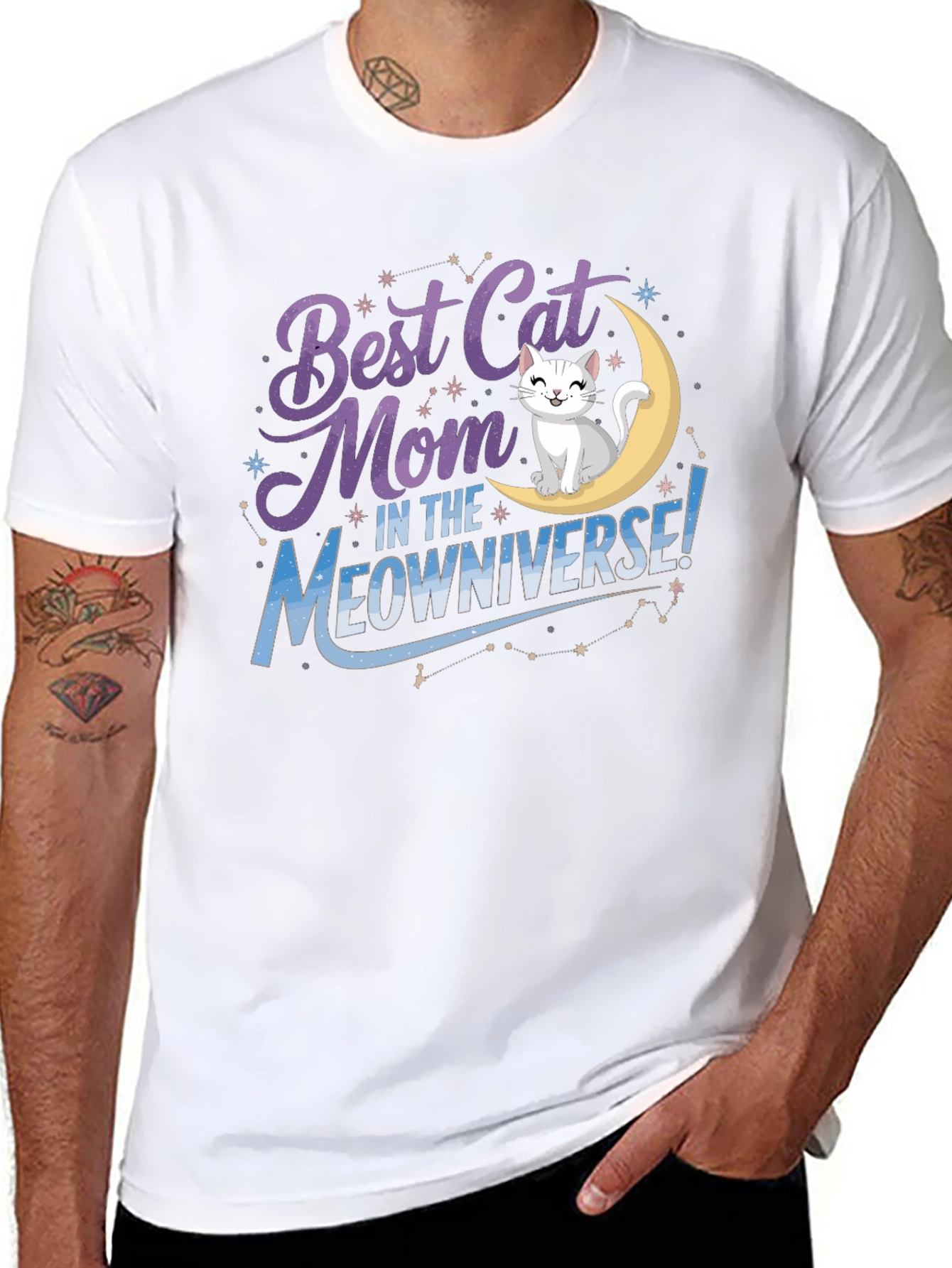 Best Cat Mom in the Meowniverse T-Shirt