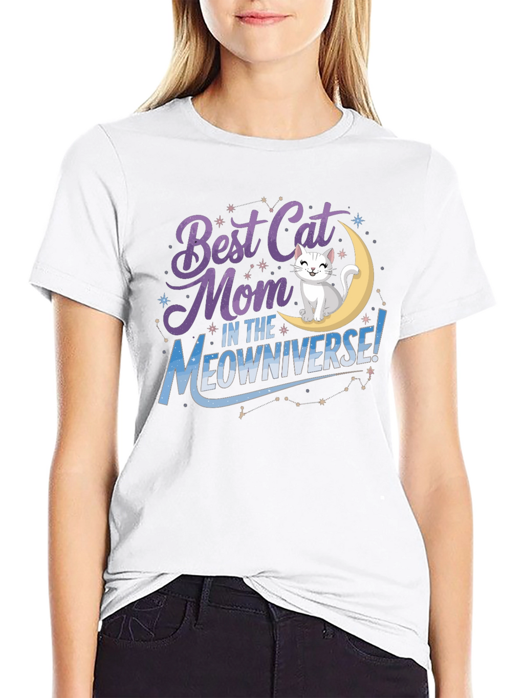 Best Cat Mom in the Meowniverse T-Shirt