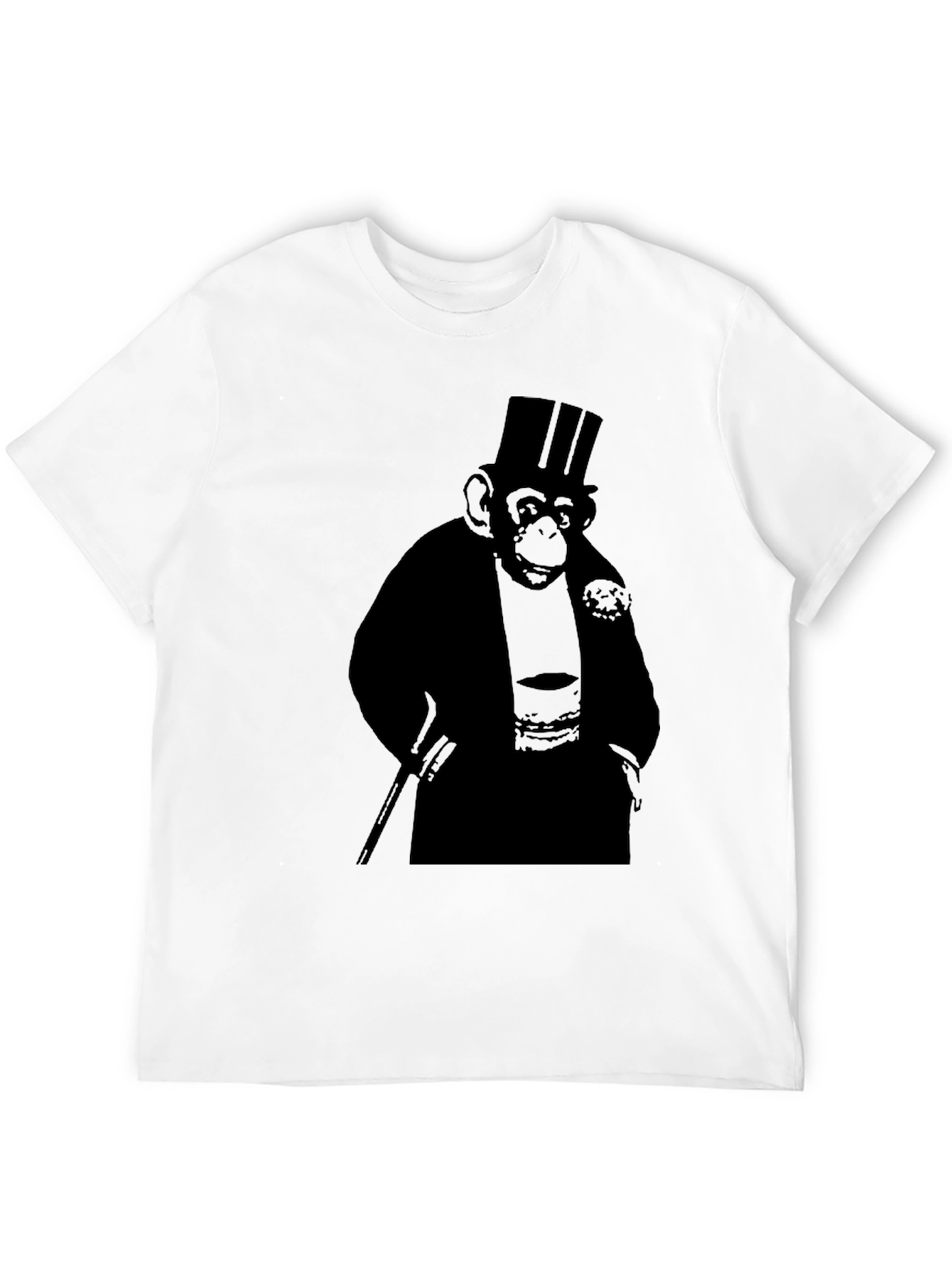 Gentleman Monkey T-Shirt - Black