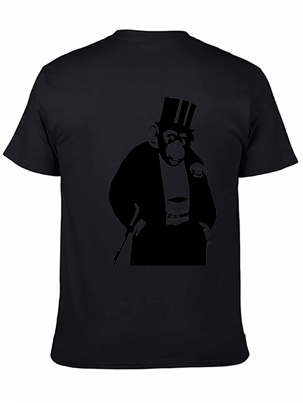 Gentleman Monkey T-Shirt - Black