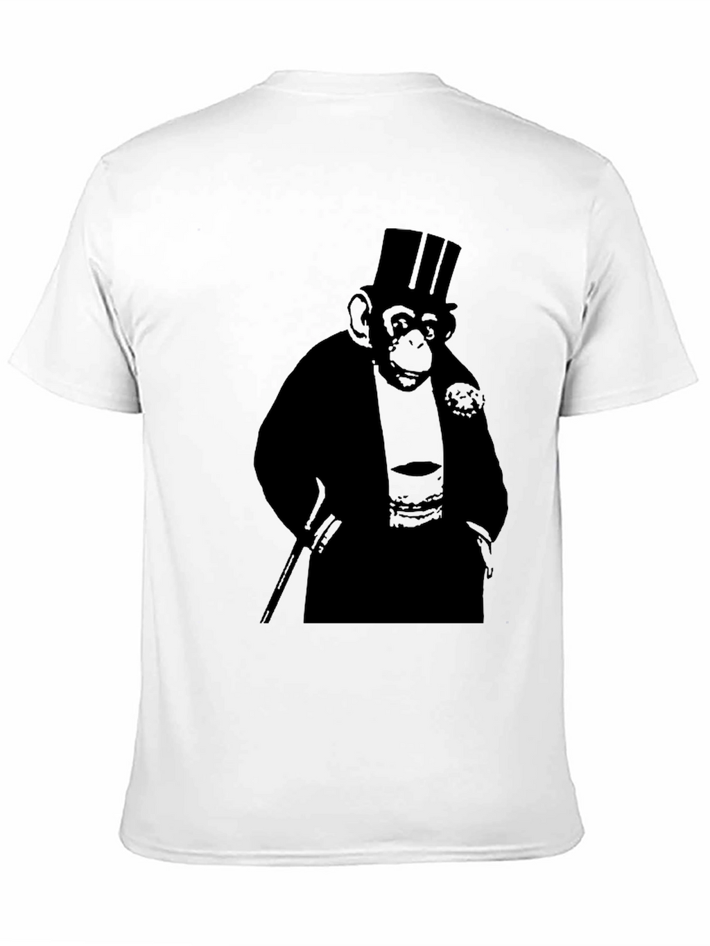 Gentleman Monkey T-Shirt - Black