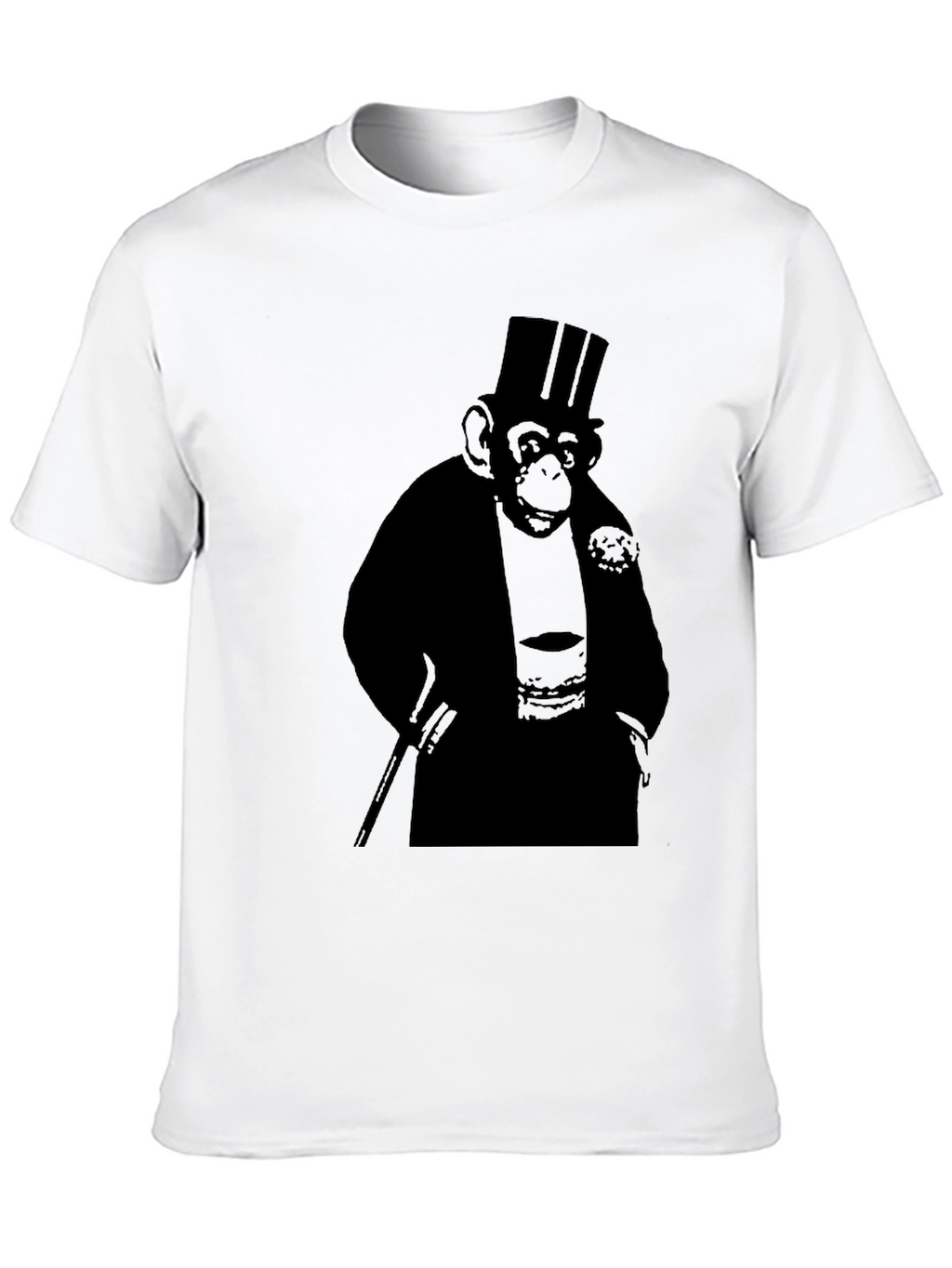 Gentleman Monkey T-Shirt - Black