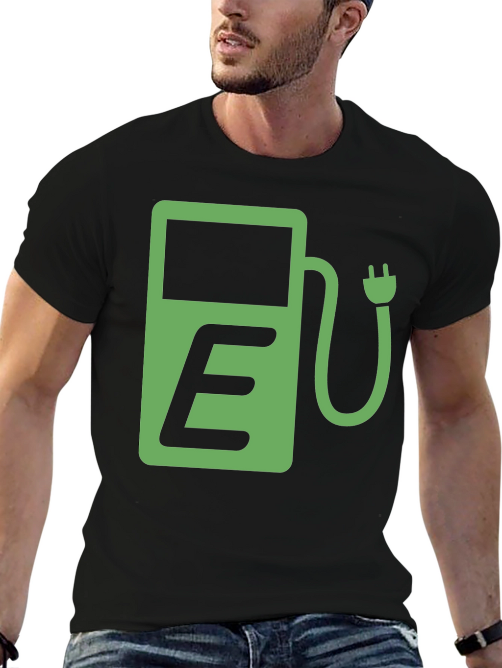 Electric Vehicle Charging Station Graphic Tee