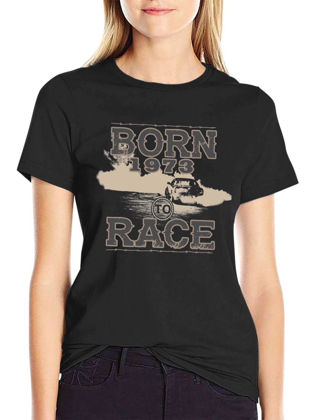 Born 1973 To Race Graphic Tee