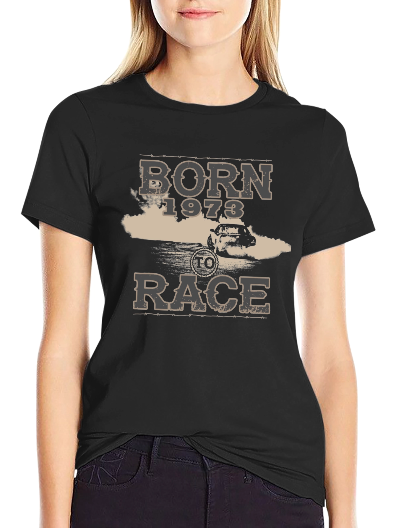 Born 1973 To Race Graphic Tee