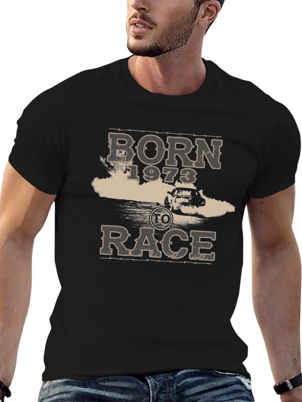 Born 1973 To Race Graphic Tee