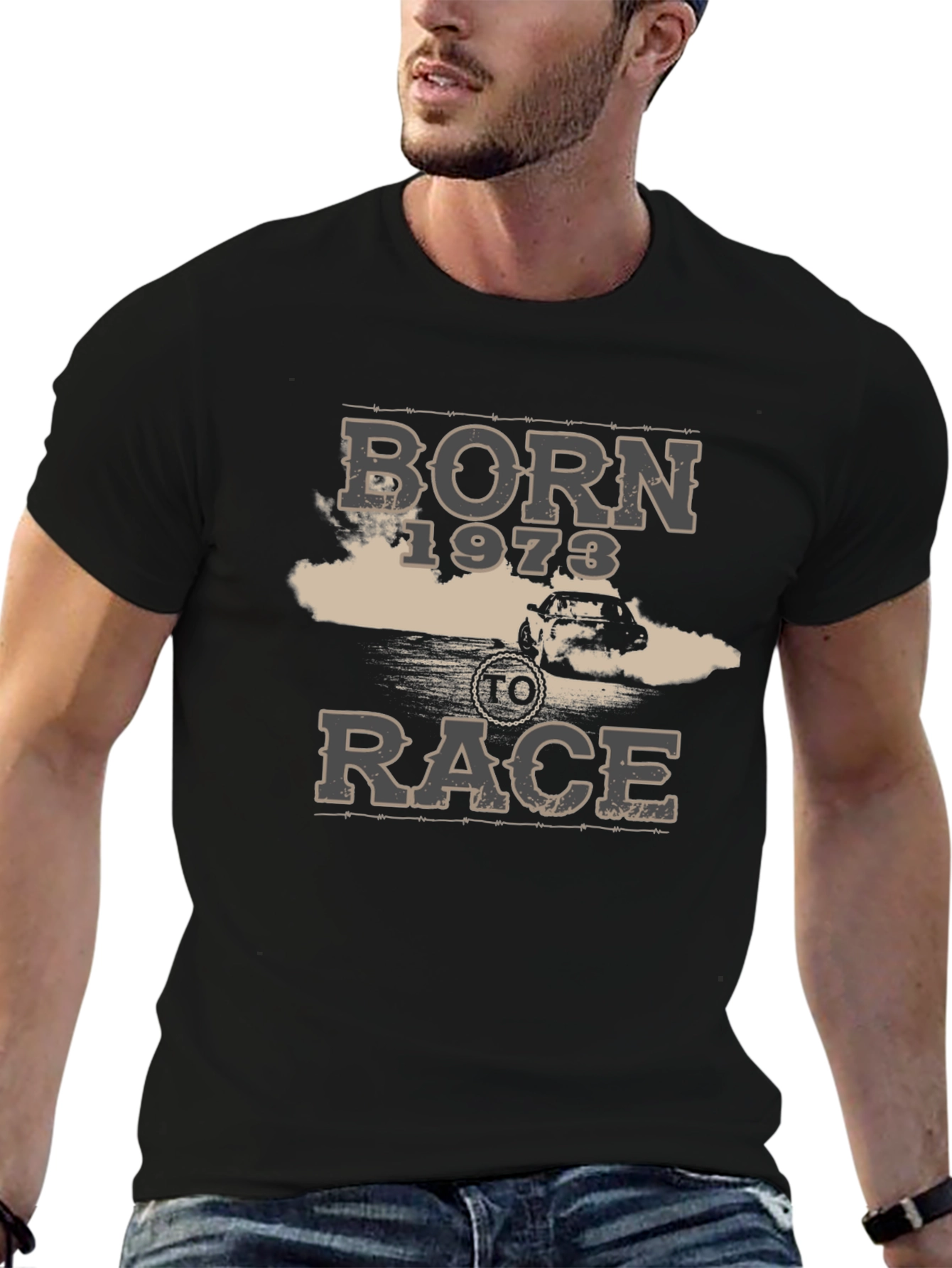 Born 1973 To Race Graphic Tee