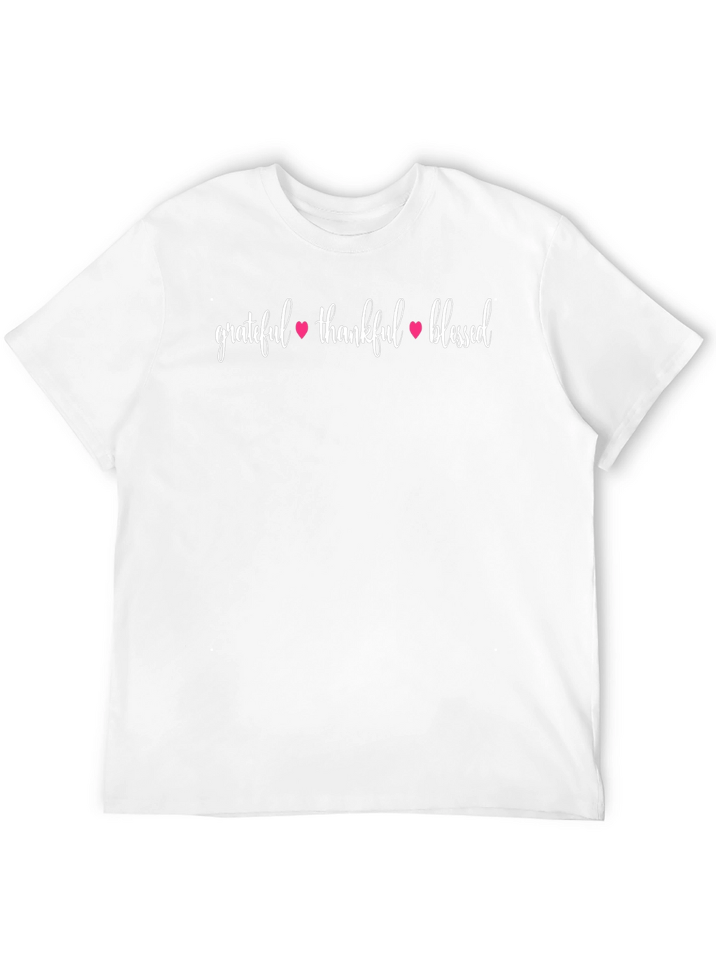 Grateful Thankful Blessed Graphic T-Shirt