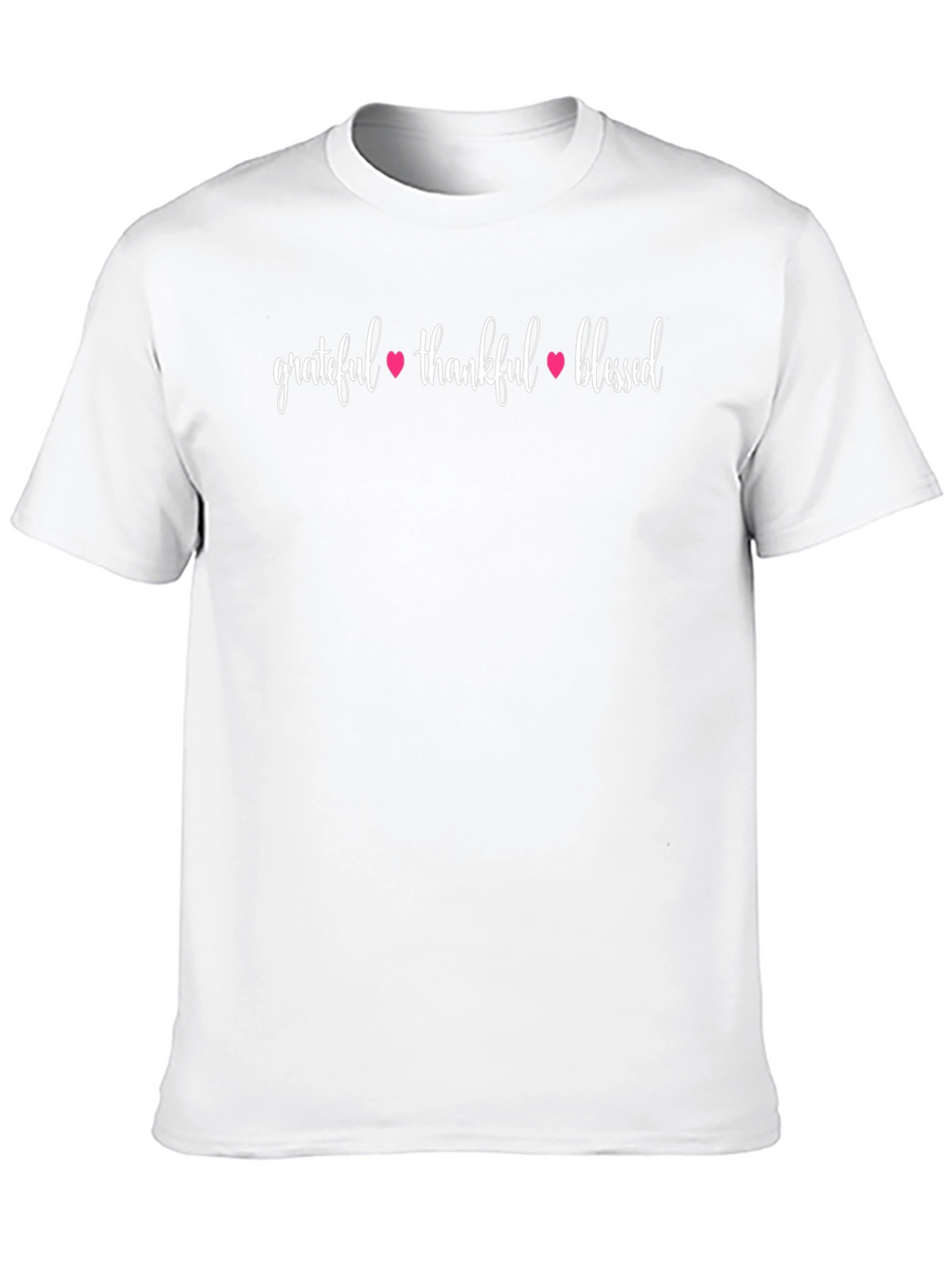 Grateful Thankful Blessed Graphic T-Shirt