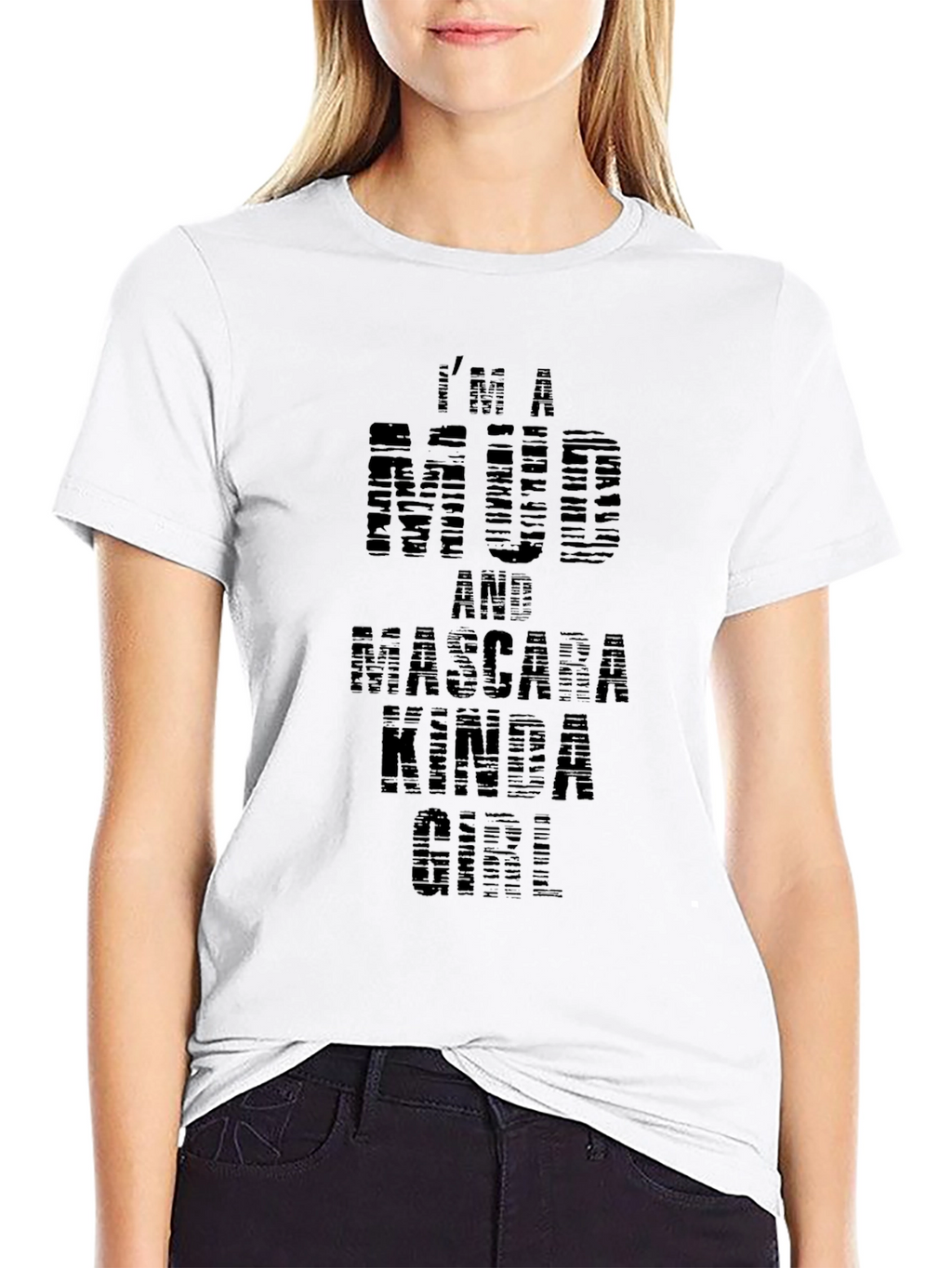 Mud & Mascara Kinda Girl T-Shirt Black