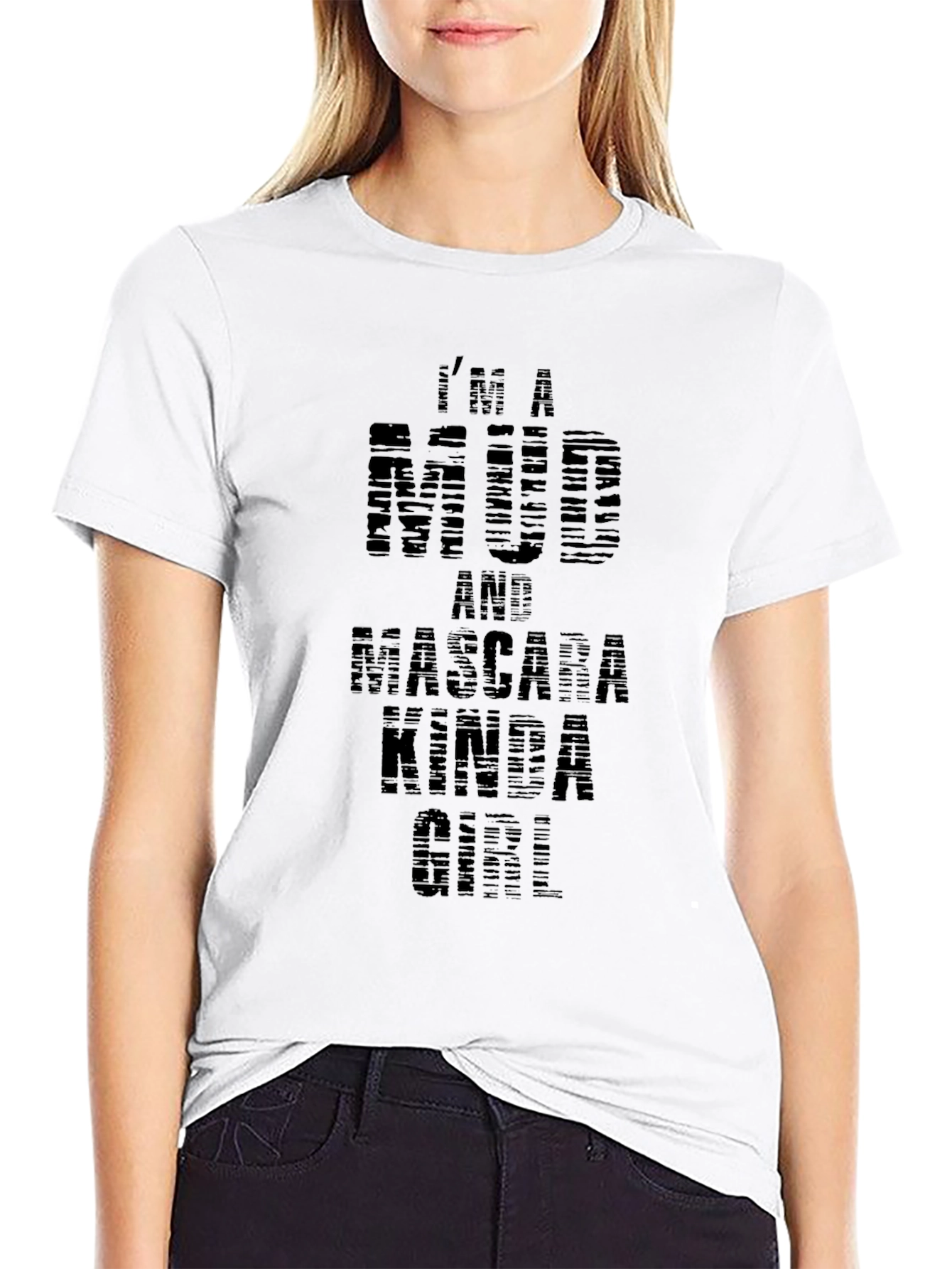 Mud & Mascara Kinda Girl T-Shirt Black
