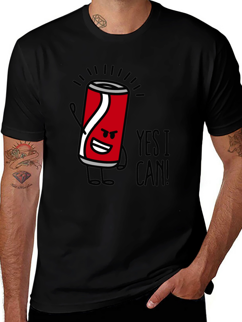 Yes I Can! Graphic Tee - Trendy Cool T-Shirt