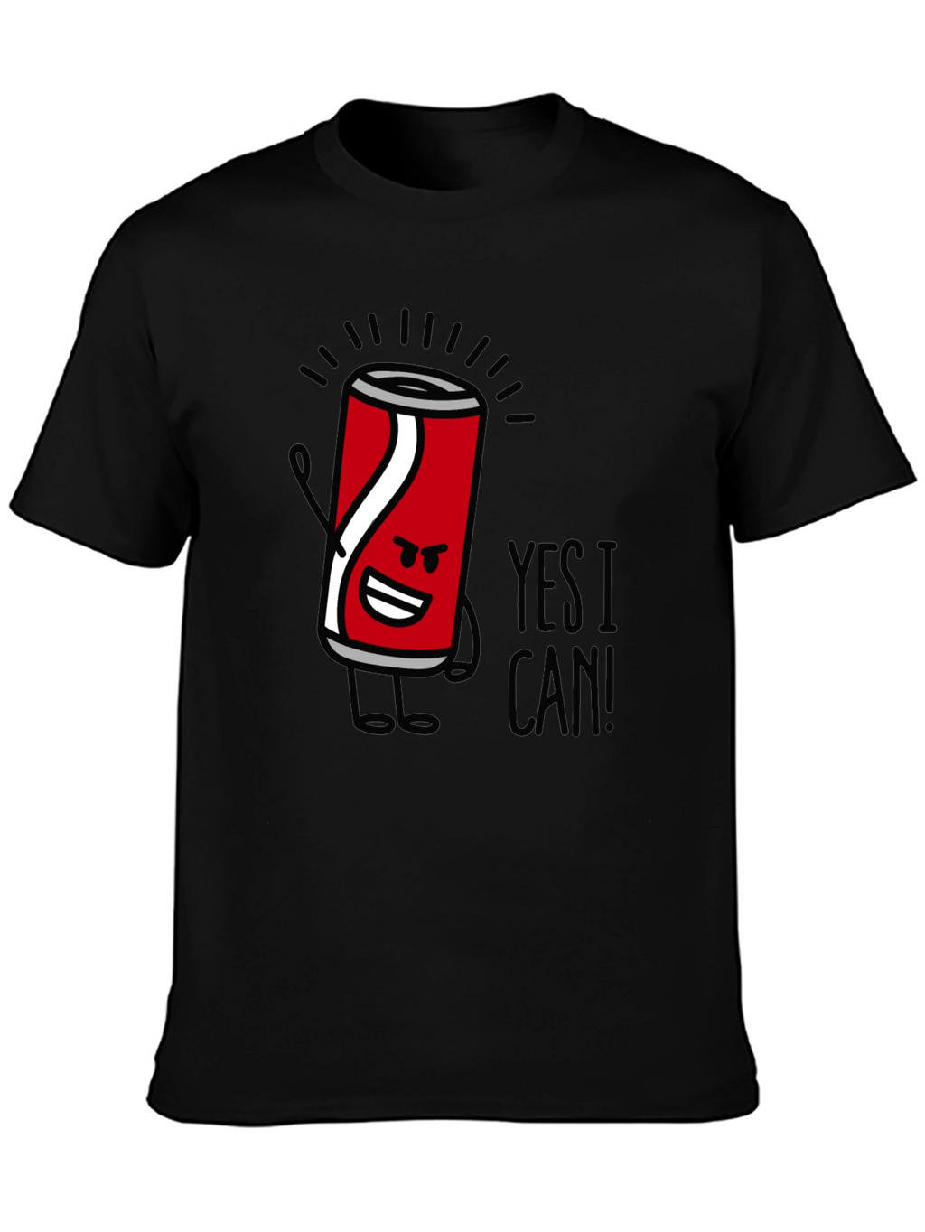 Yes I Can! Graphic Tee - Trendy Cool T-Shirt